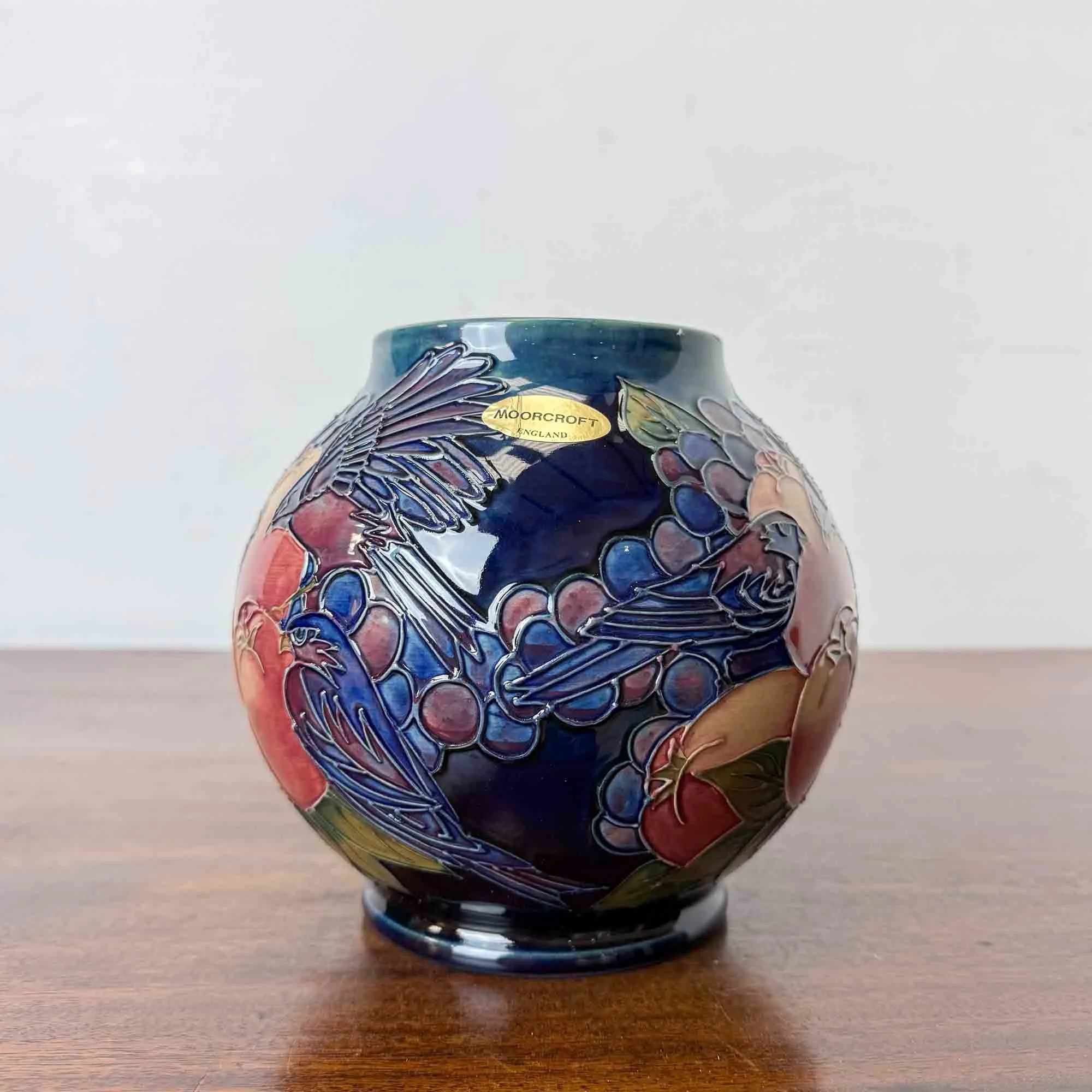 moorcroft pottery finches pattern vase-6.jpg