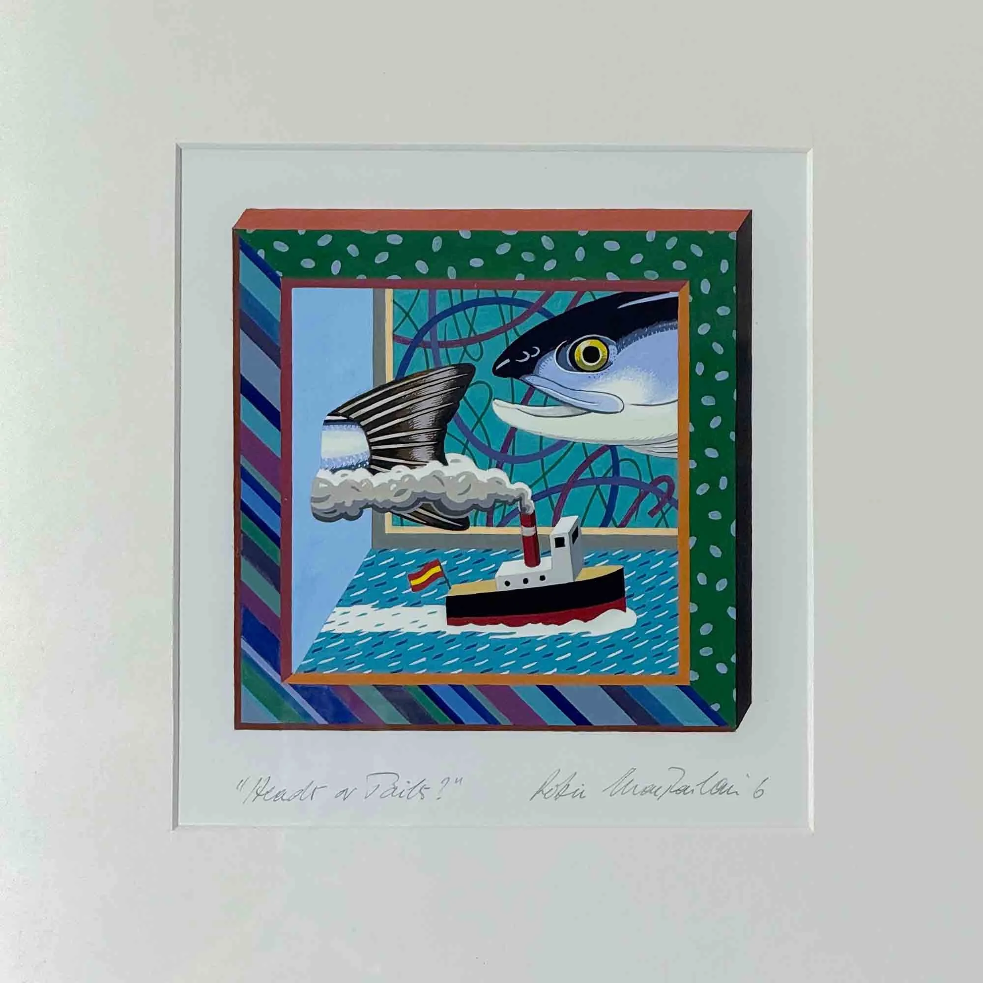 Gouache Painting by Robin Mcfarlan