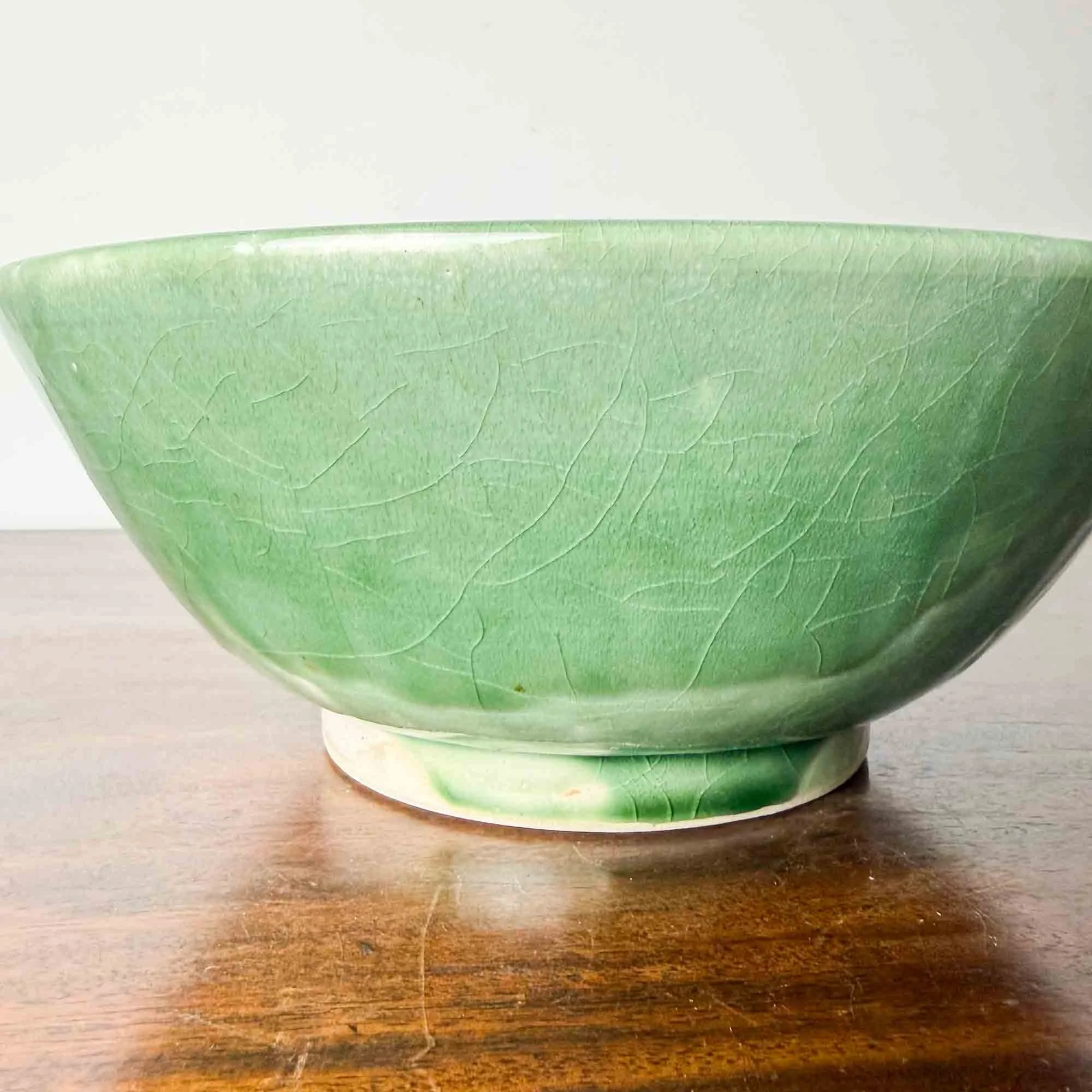 green and white studio pottery fruit bowl-03.jpg