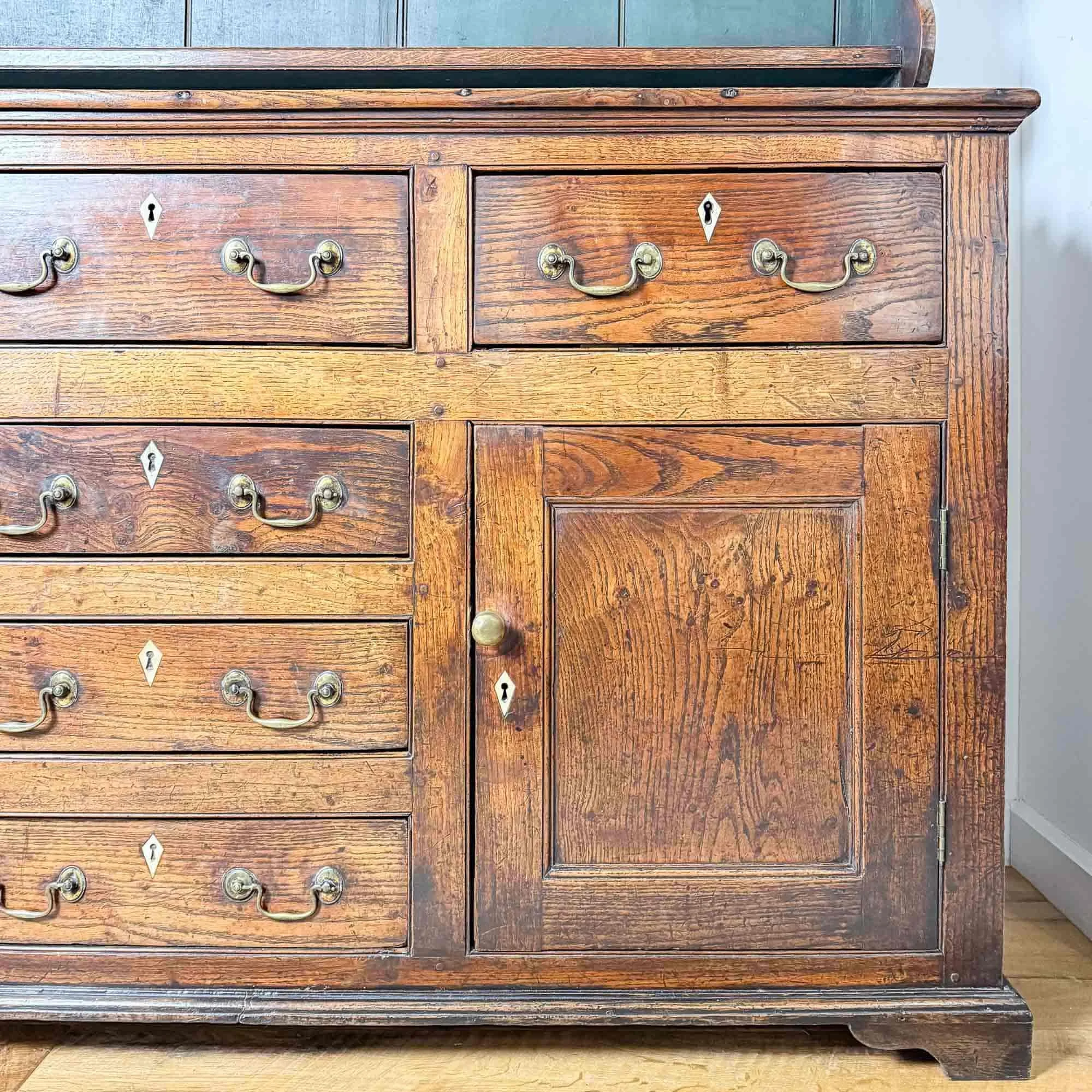antique oak and elm dresser