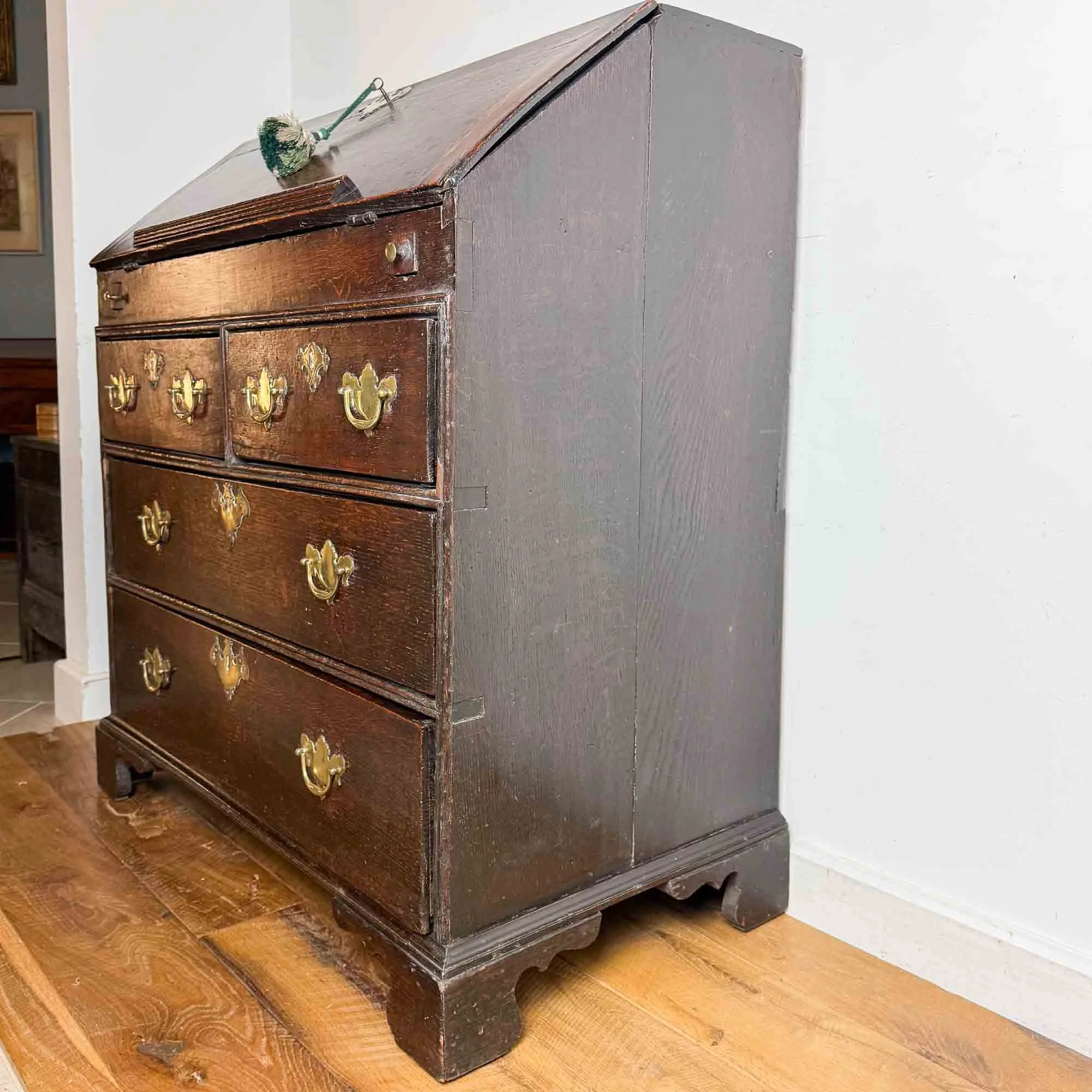 antique oak bureau