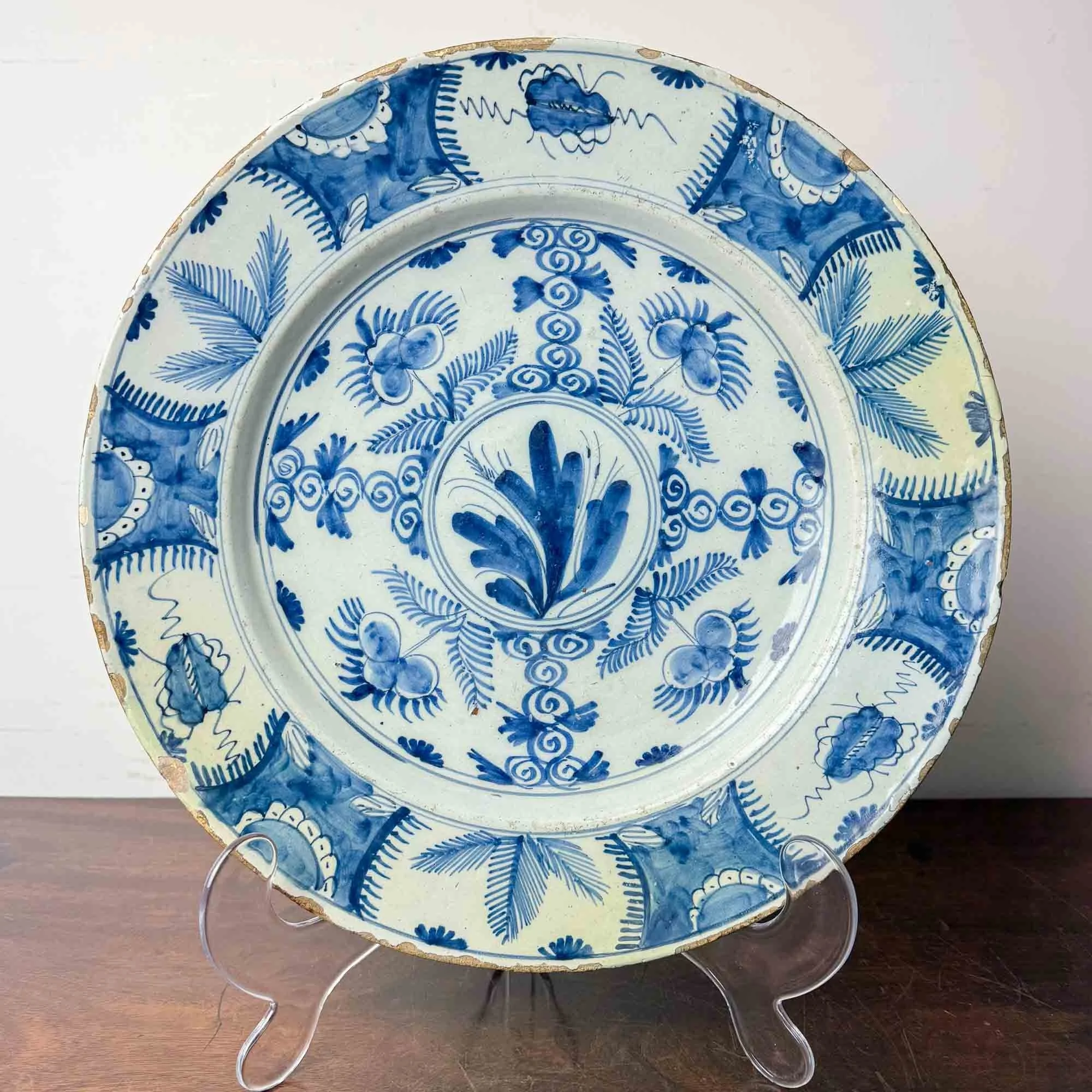 Antique Delft Charger