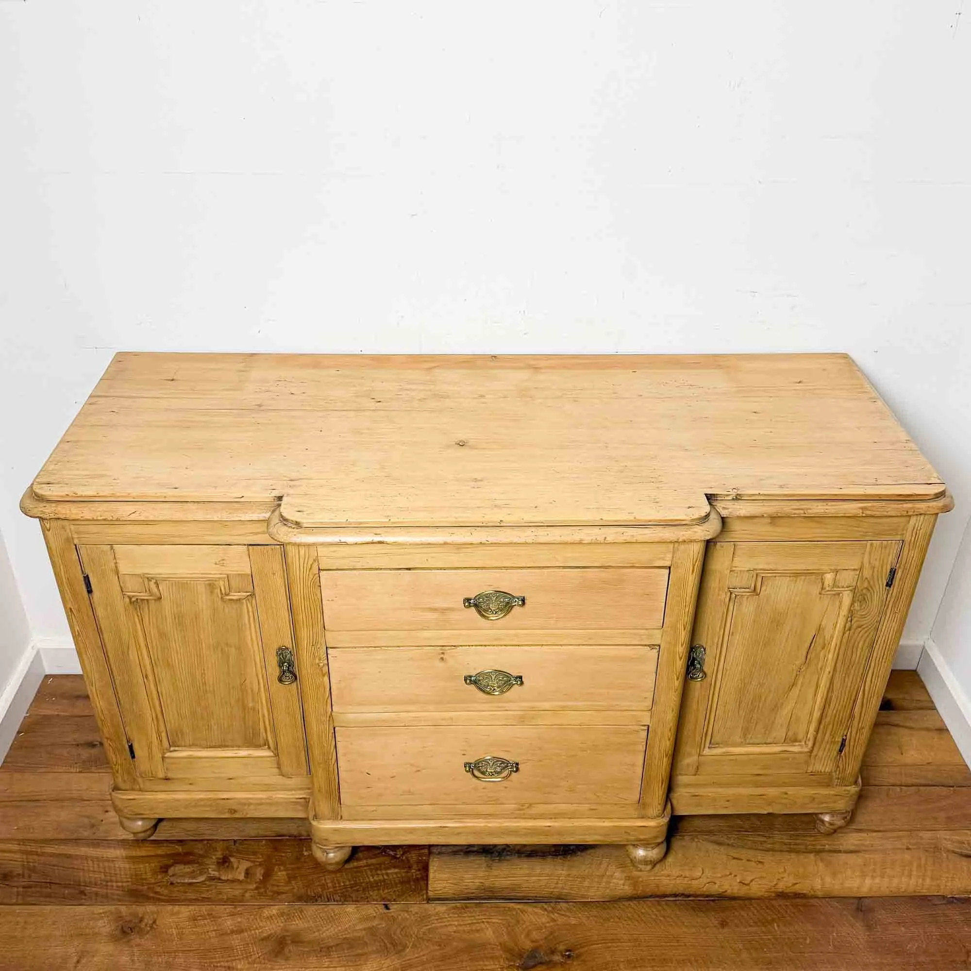 victorian pine sideboard