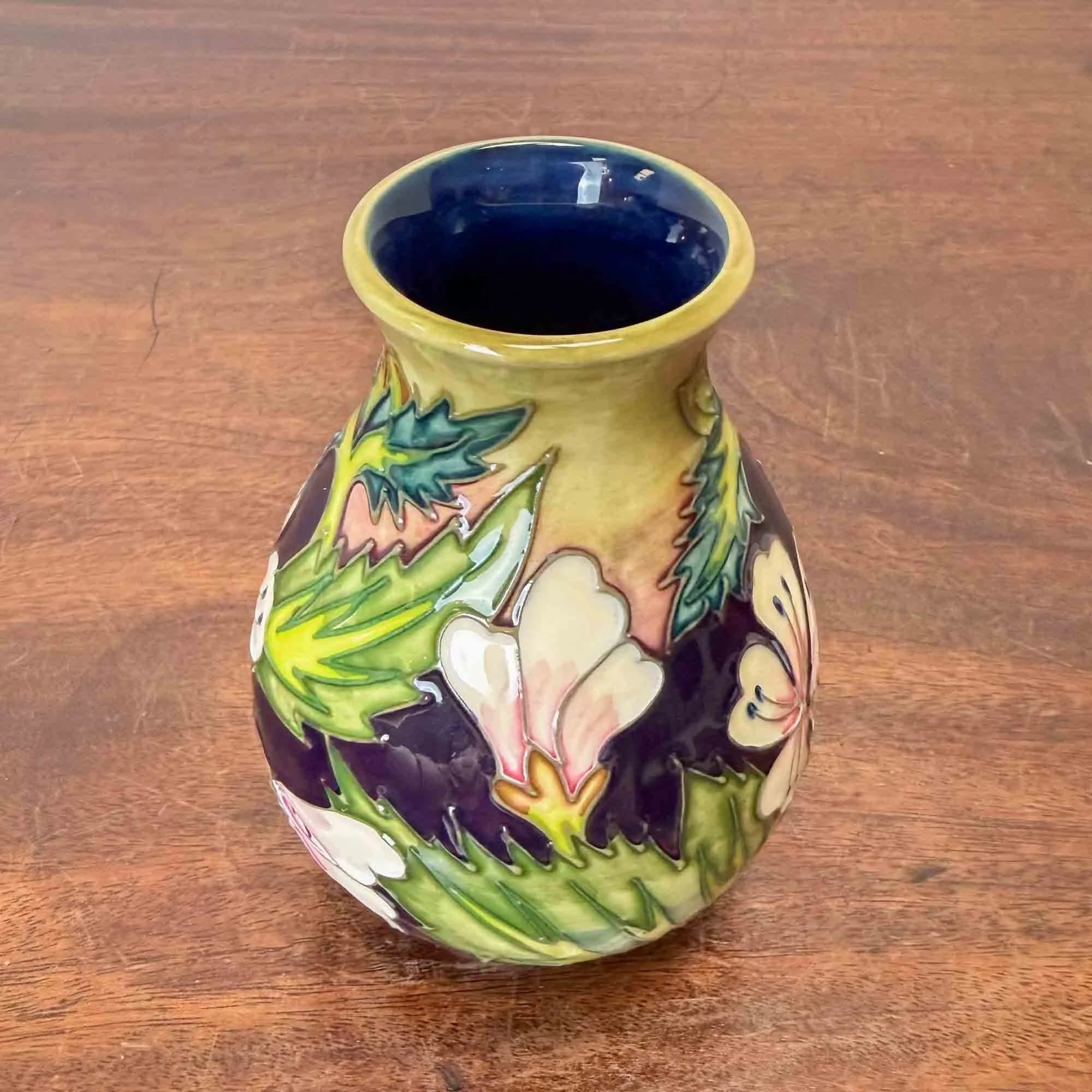 Moorcroft mallow pattern vase-3.jpg