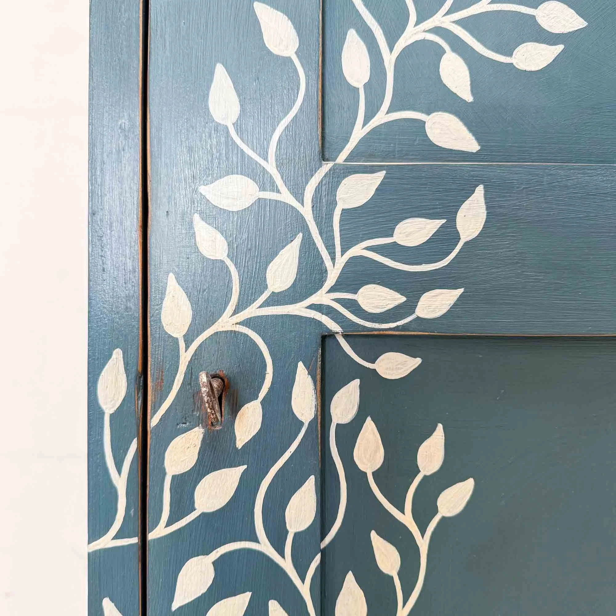 vintage hand painted mid height cupboard-15.jpg
