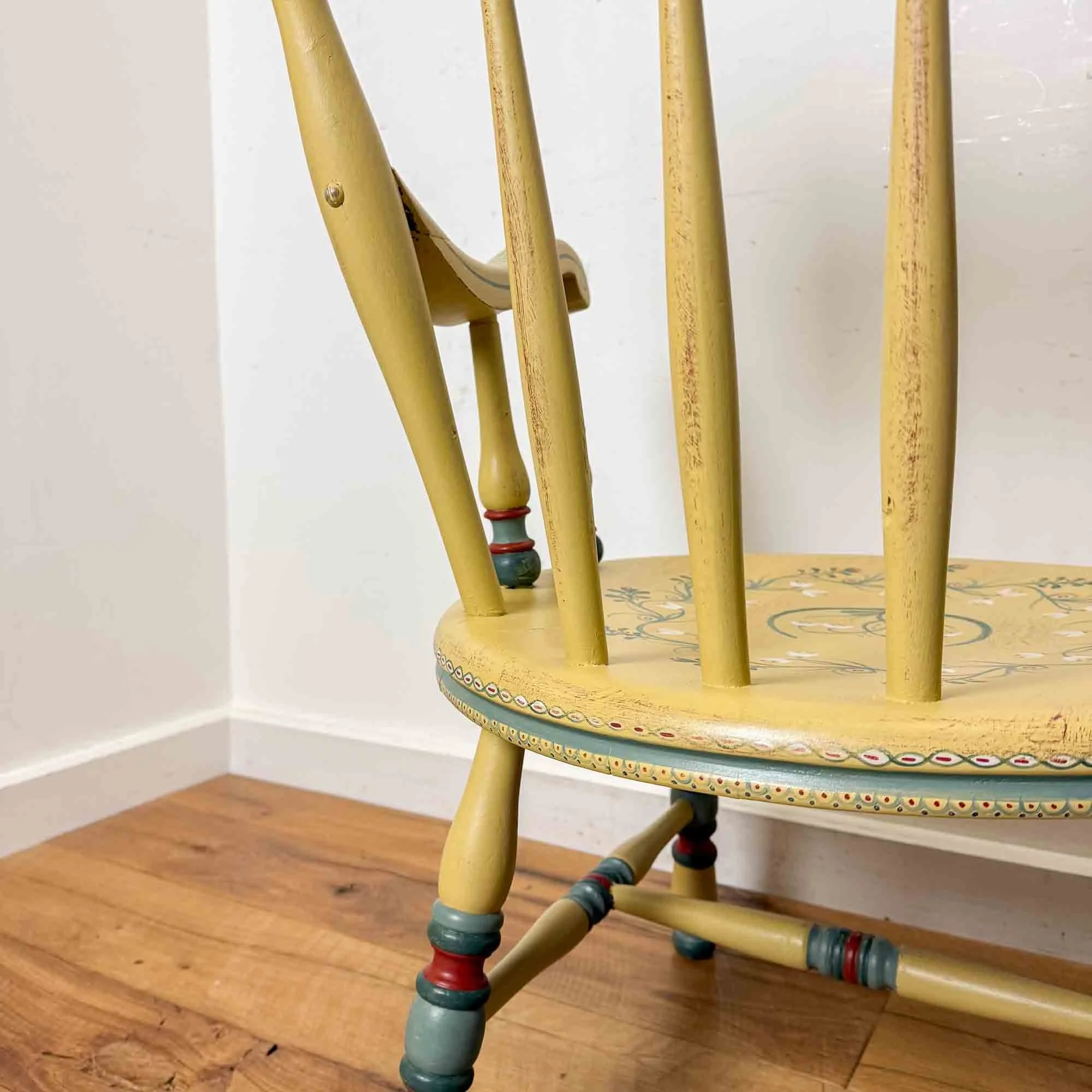 yellow folk art painted chair-20.jpg