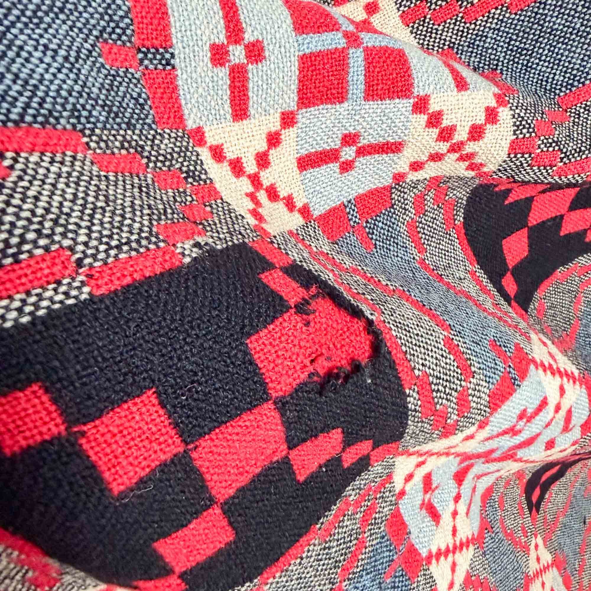 Vintage Welsh Tapestry Blanket