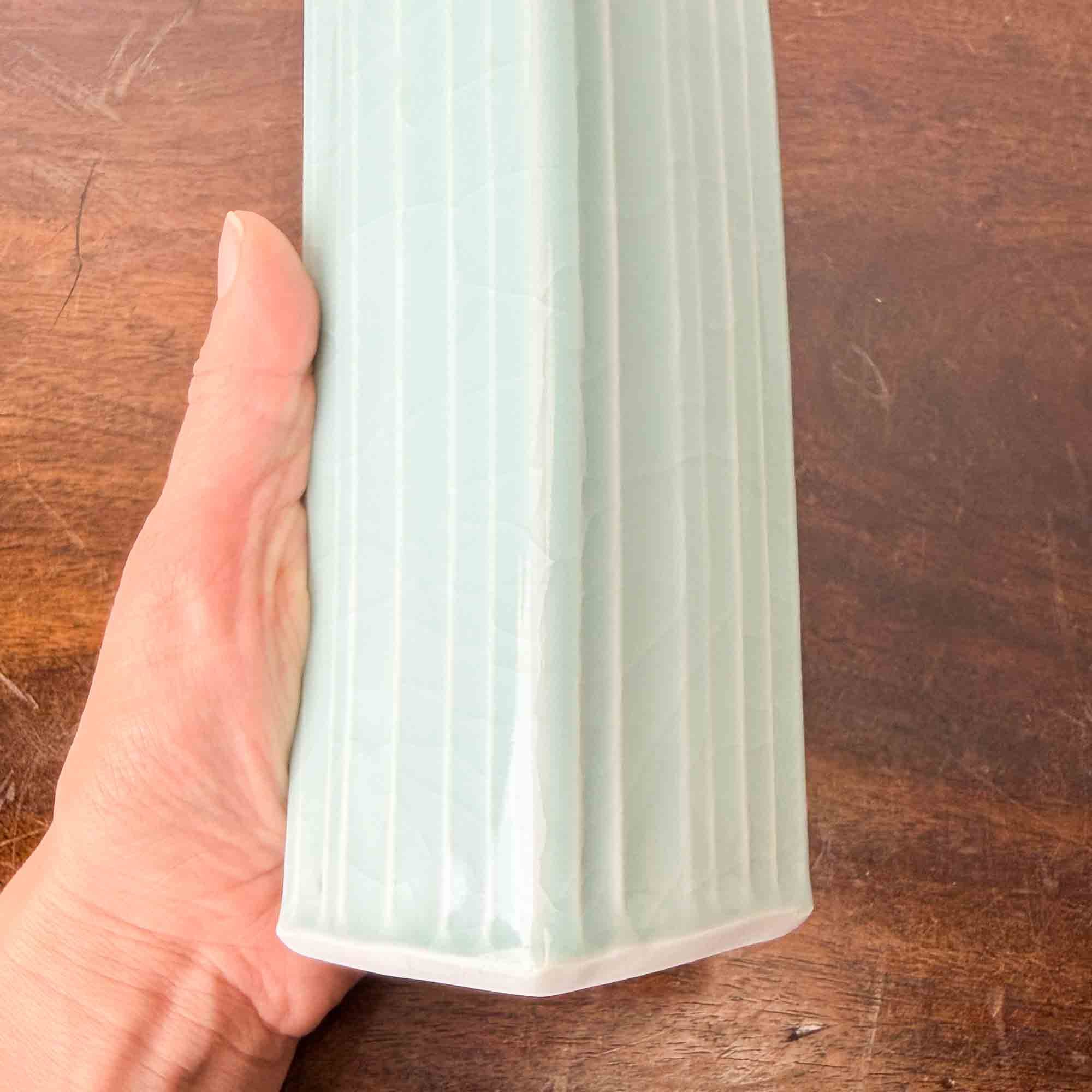Kevin de Choisy celadon square porcelain vases-5.jpg