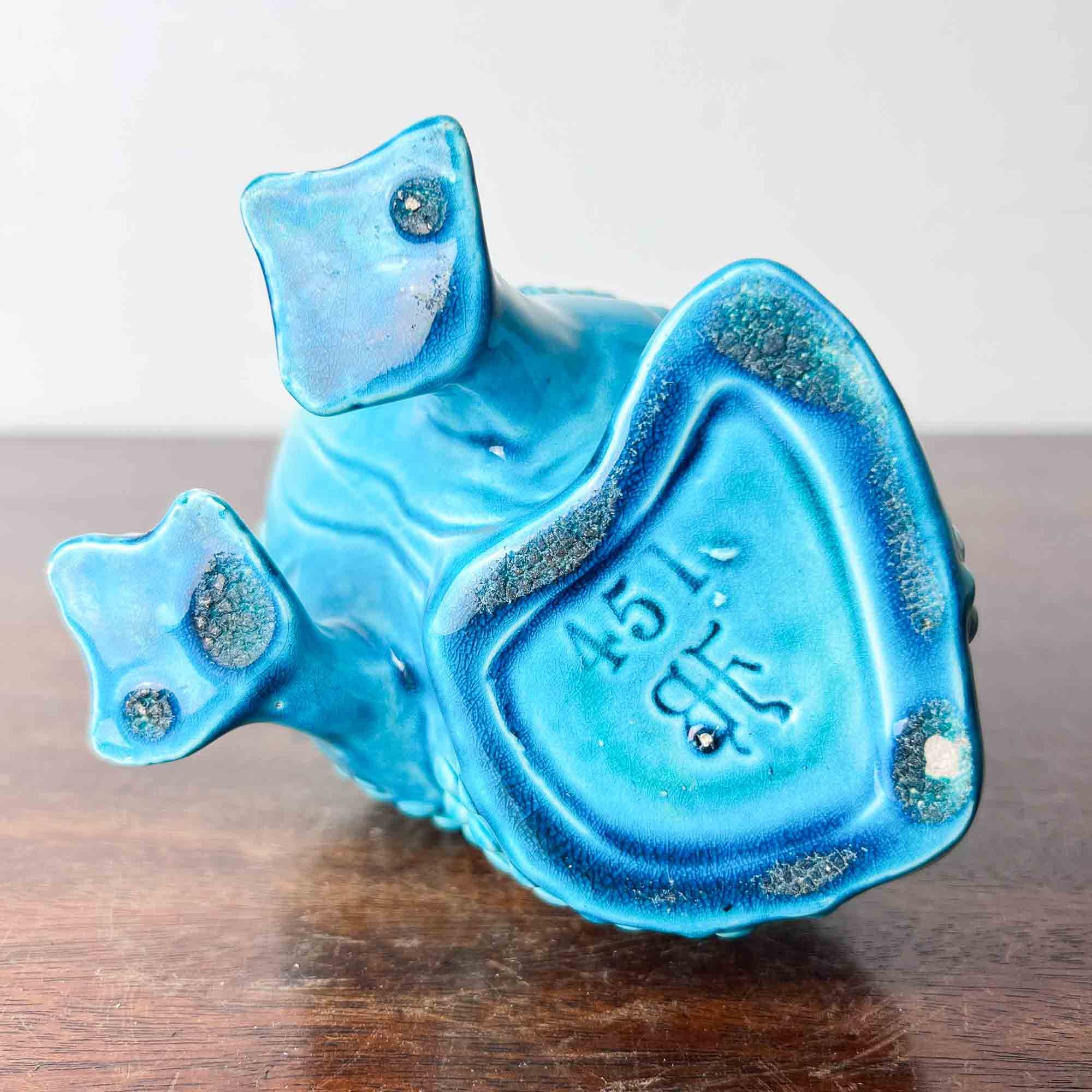 Burmantofts faience Grotesque Spoon Warmer