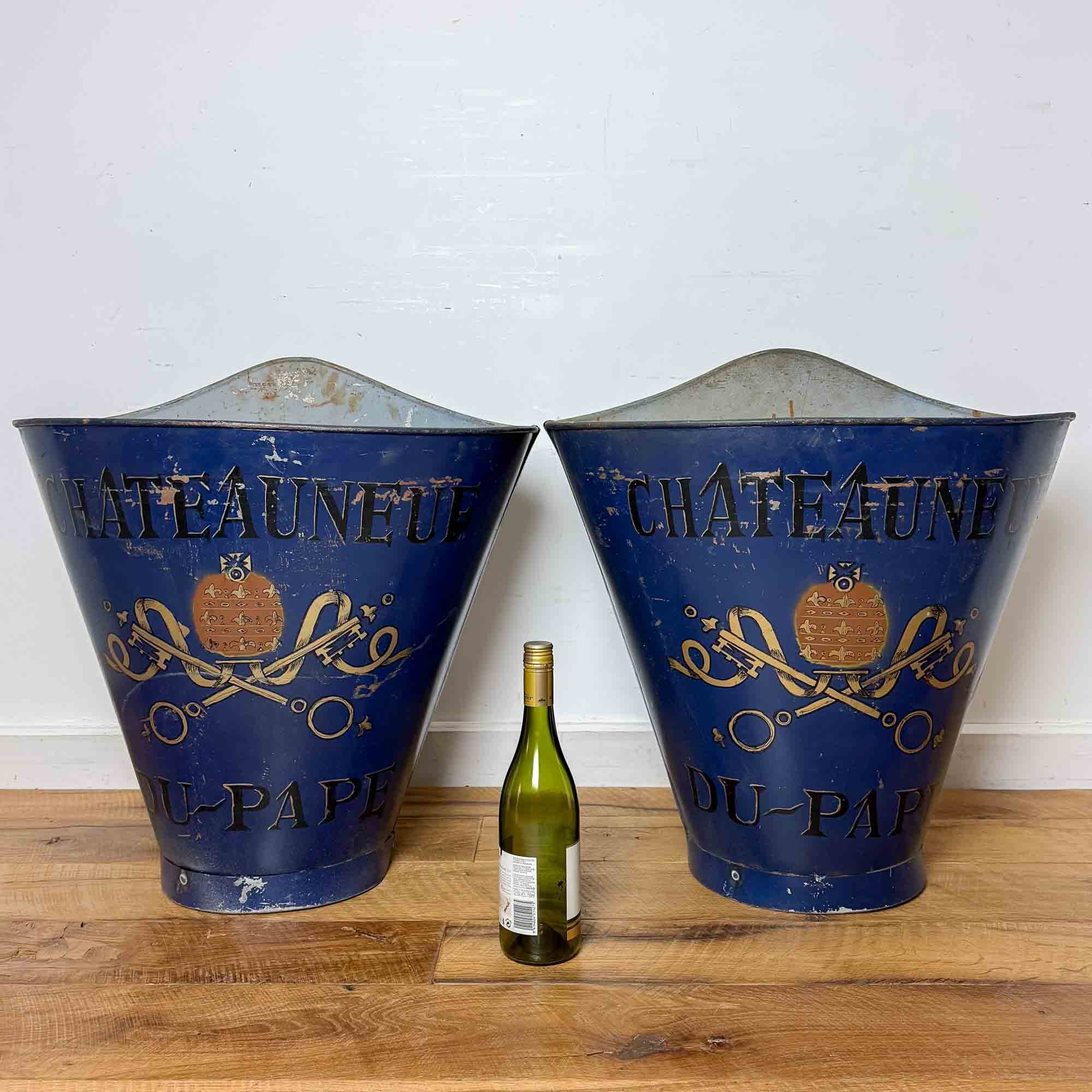 Pair of Antique French Grape Hods