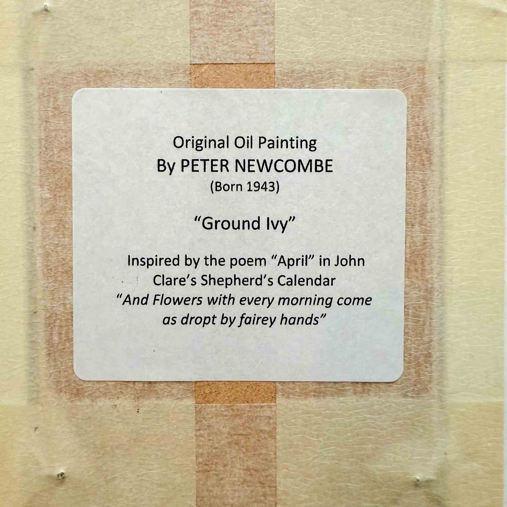 Oil Painting by Peter Newcombe