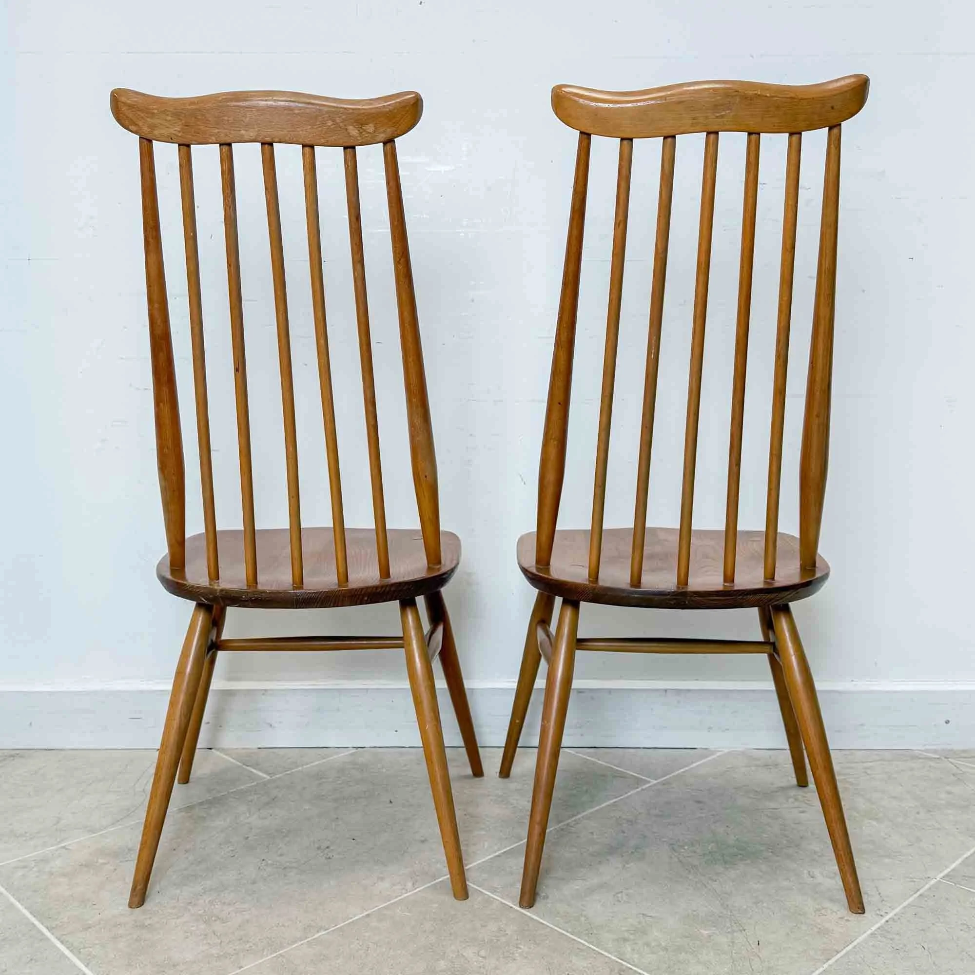 Set of Four Vintage Ercol Goldsmith dining Chairs