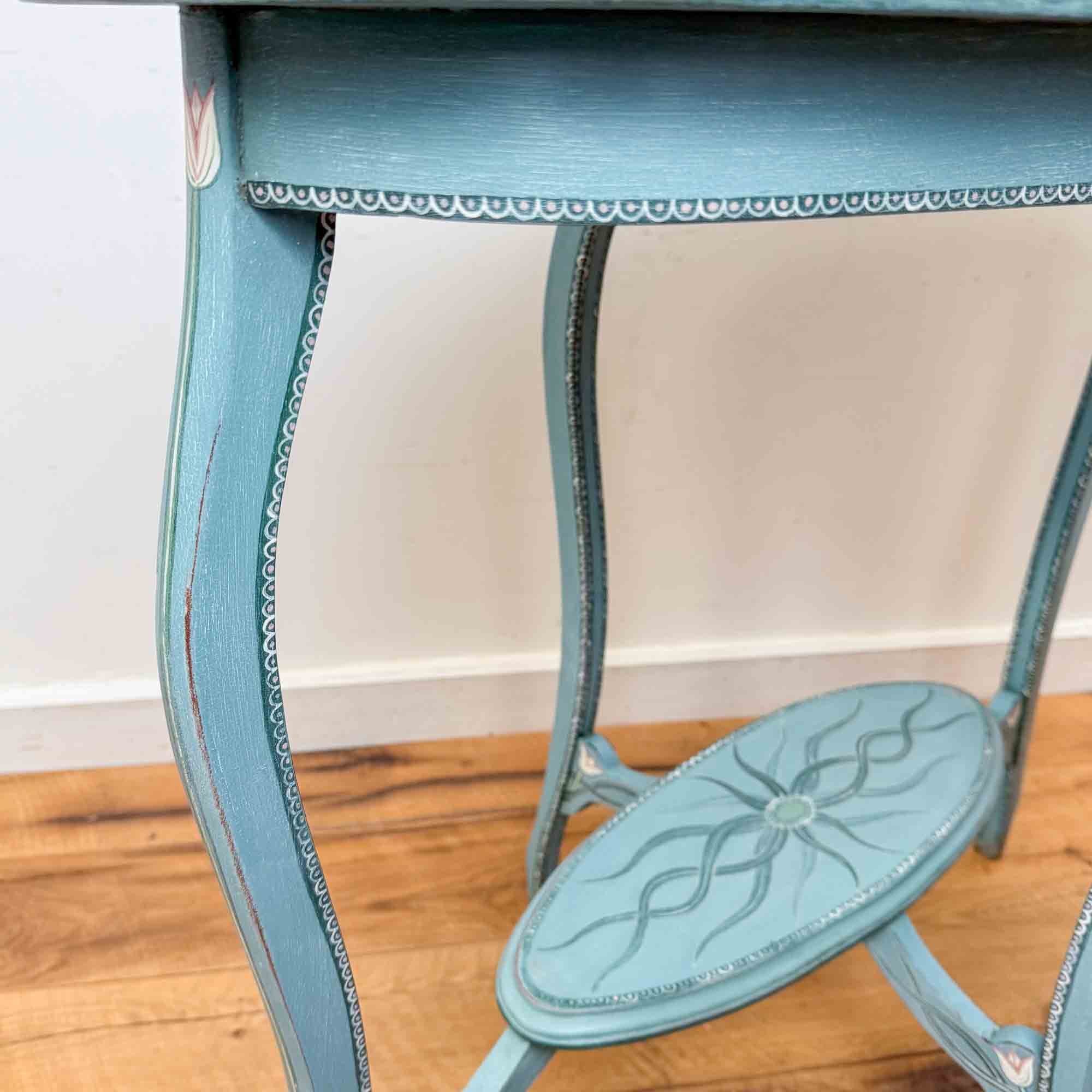 decorative painted tulip side table-5.jpg