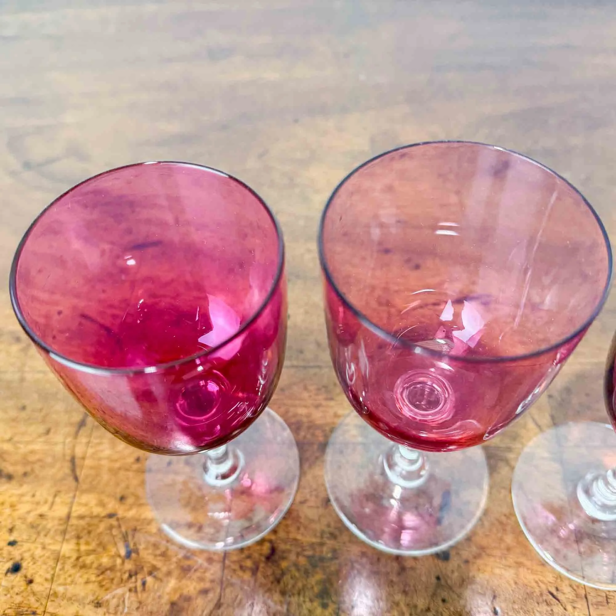 set of four cranberry glass sherry glasses-3.jpg