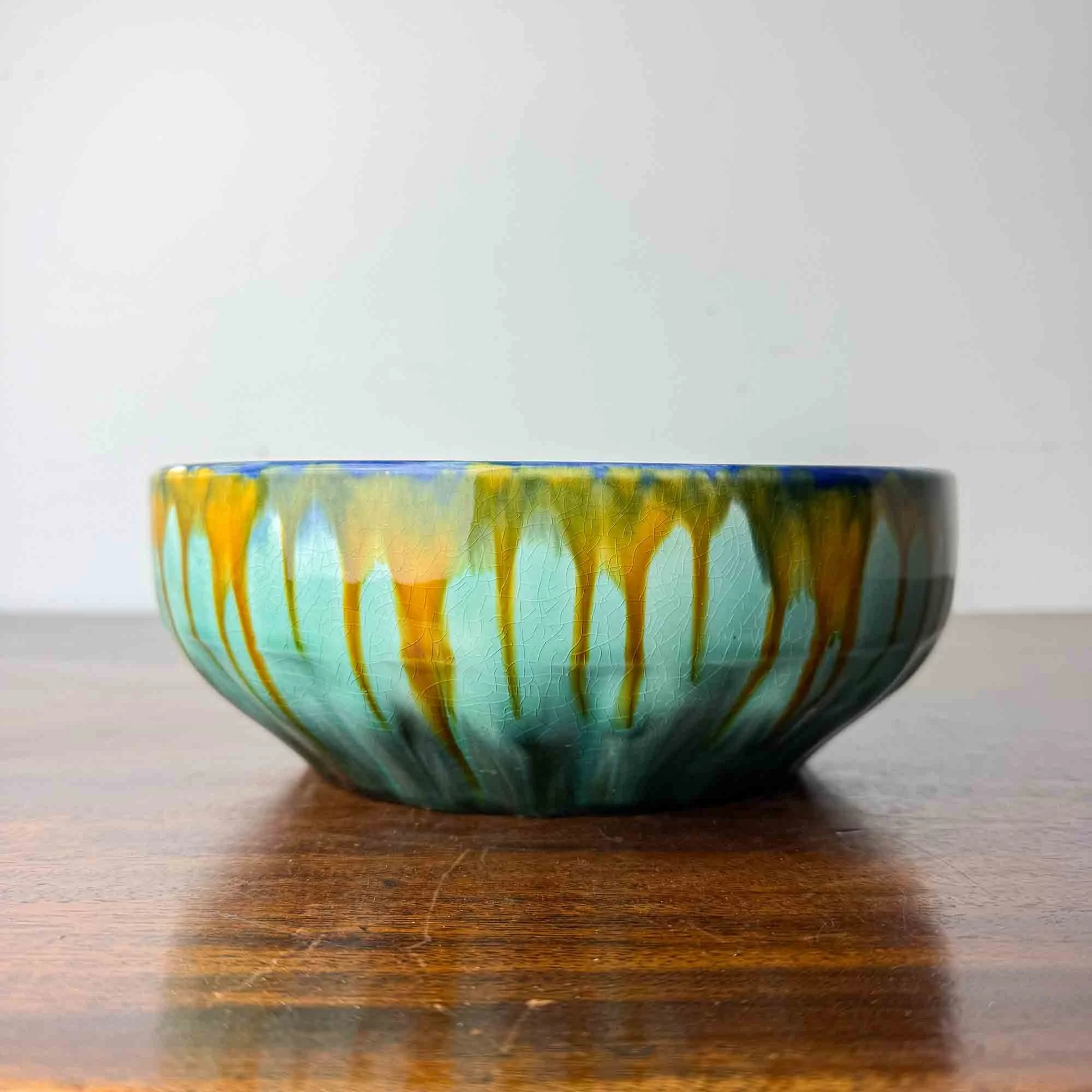 french studio pottery drip glaze bowl-07.jpg