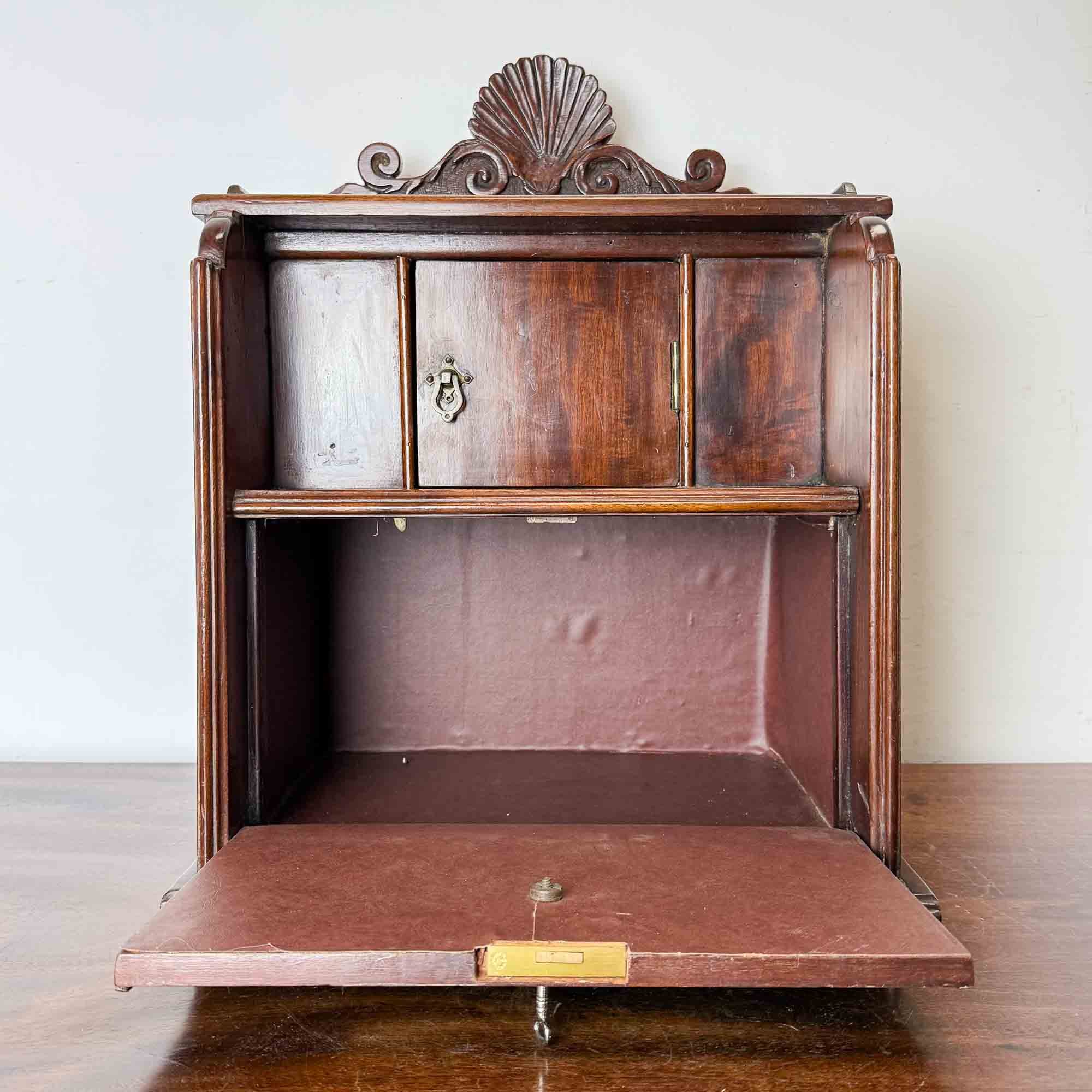 vintage Mahogany Desk Top Cabinet