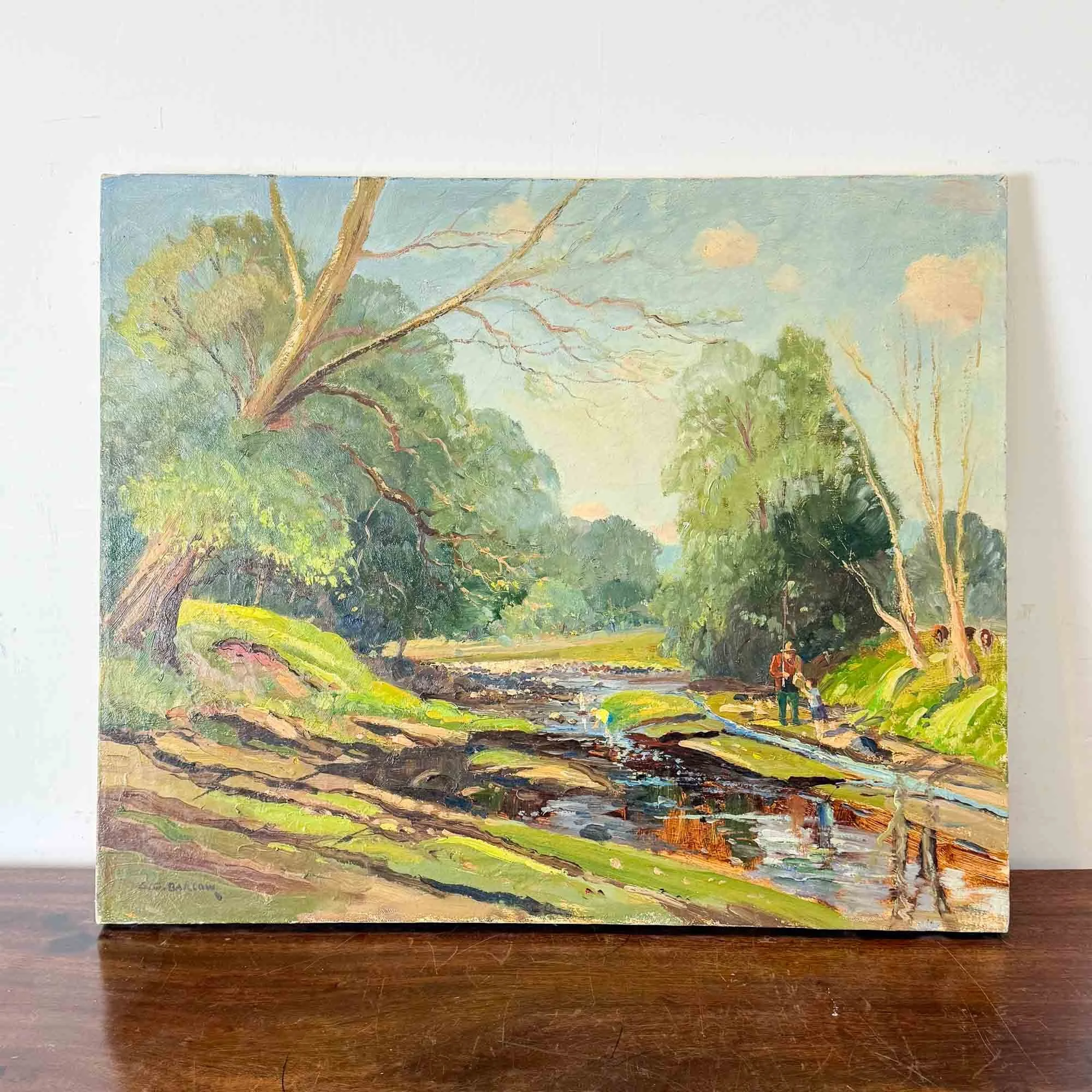 The River Wenning, Bentham, by Gordon Clifford Barlow