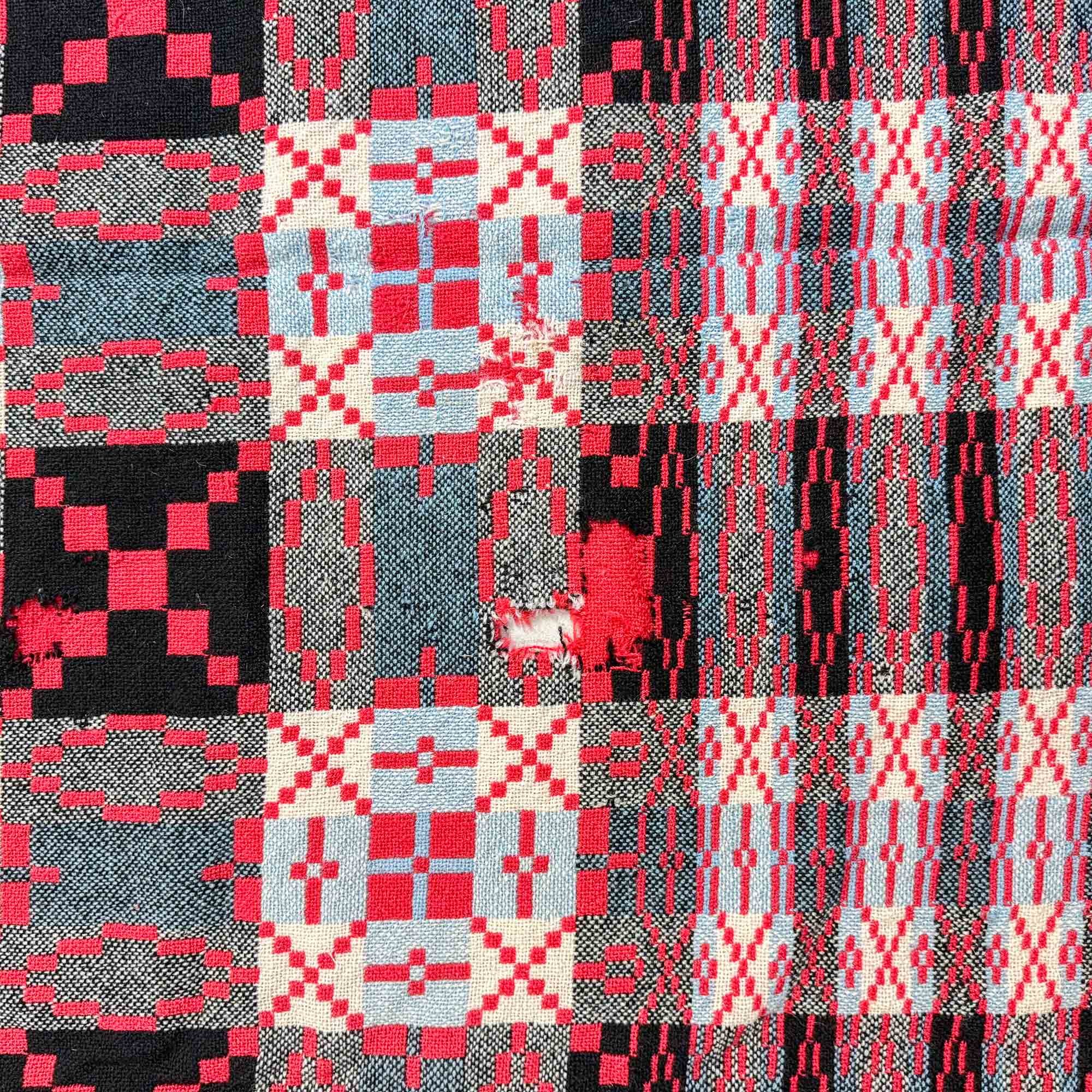 Vintage Welsh Tapestry Blanket