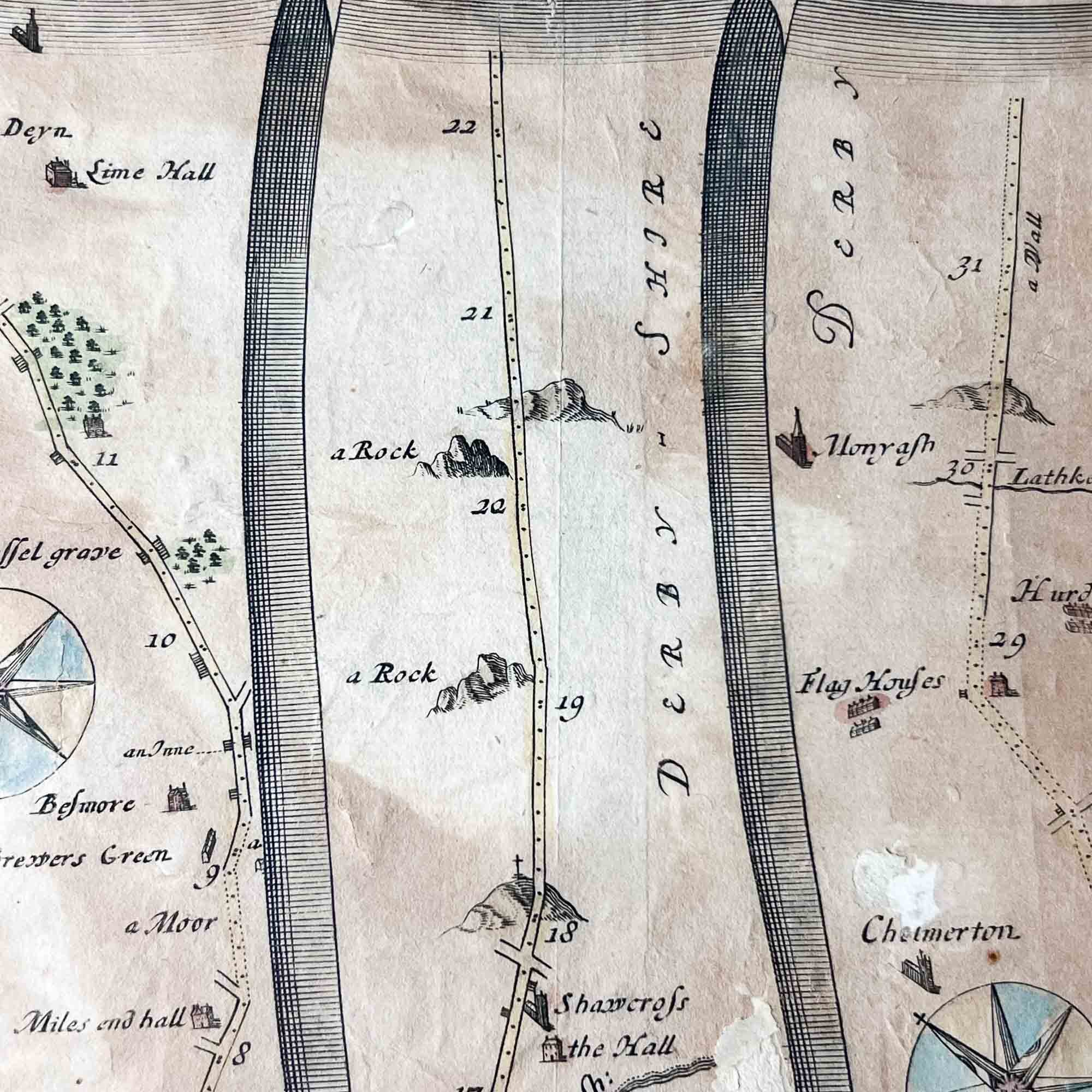 John Ogilby map route 90