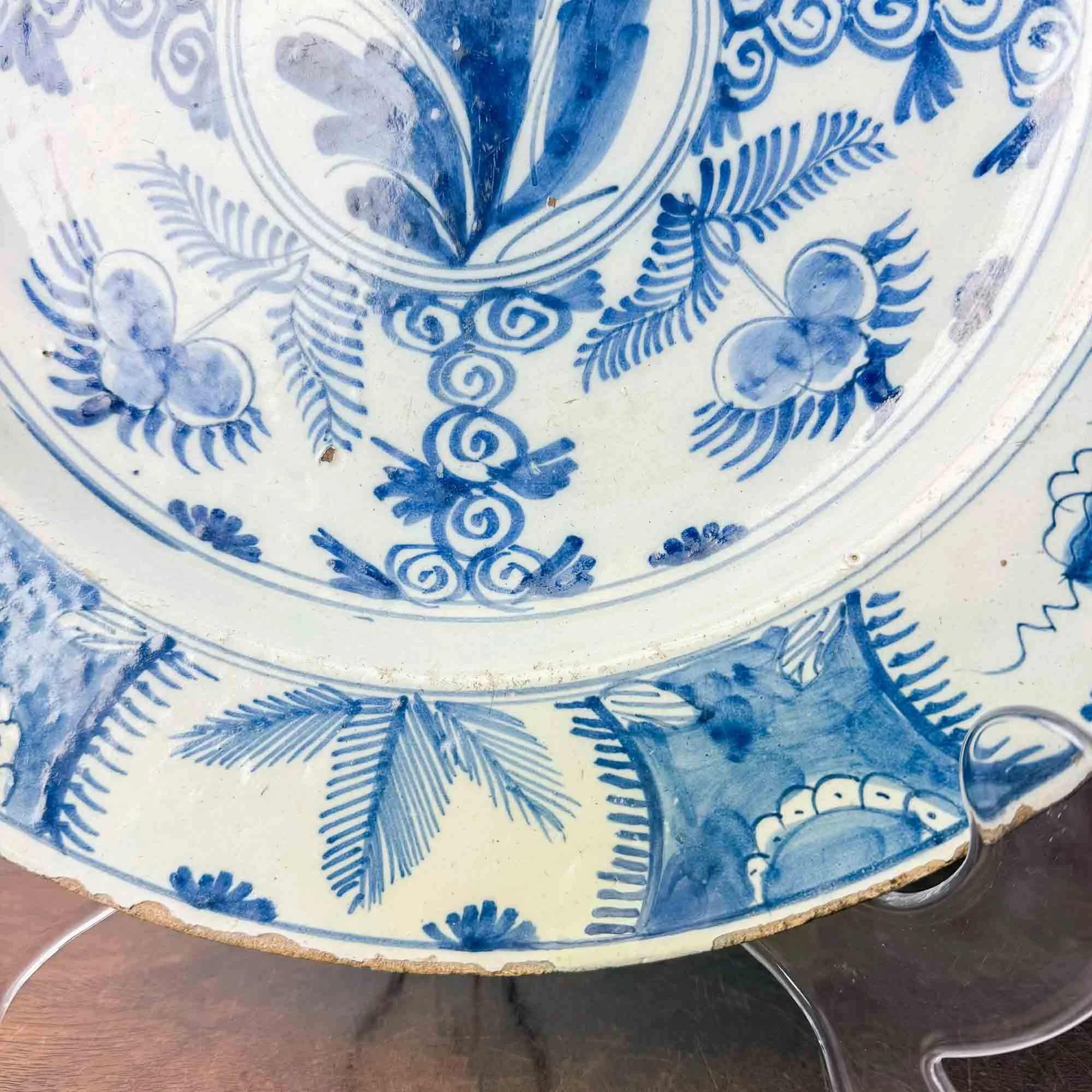 Antique Delft plate