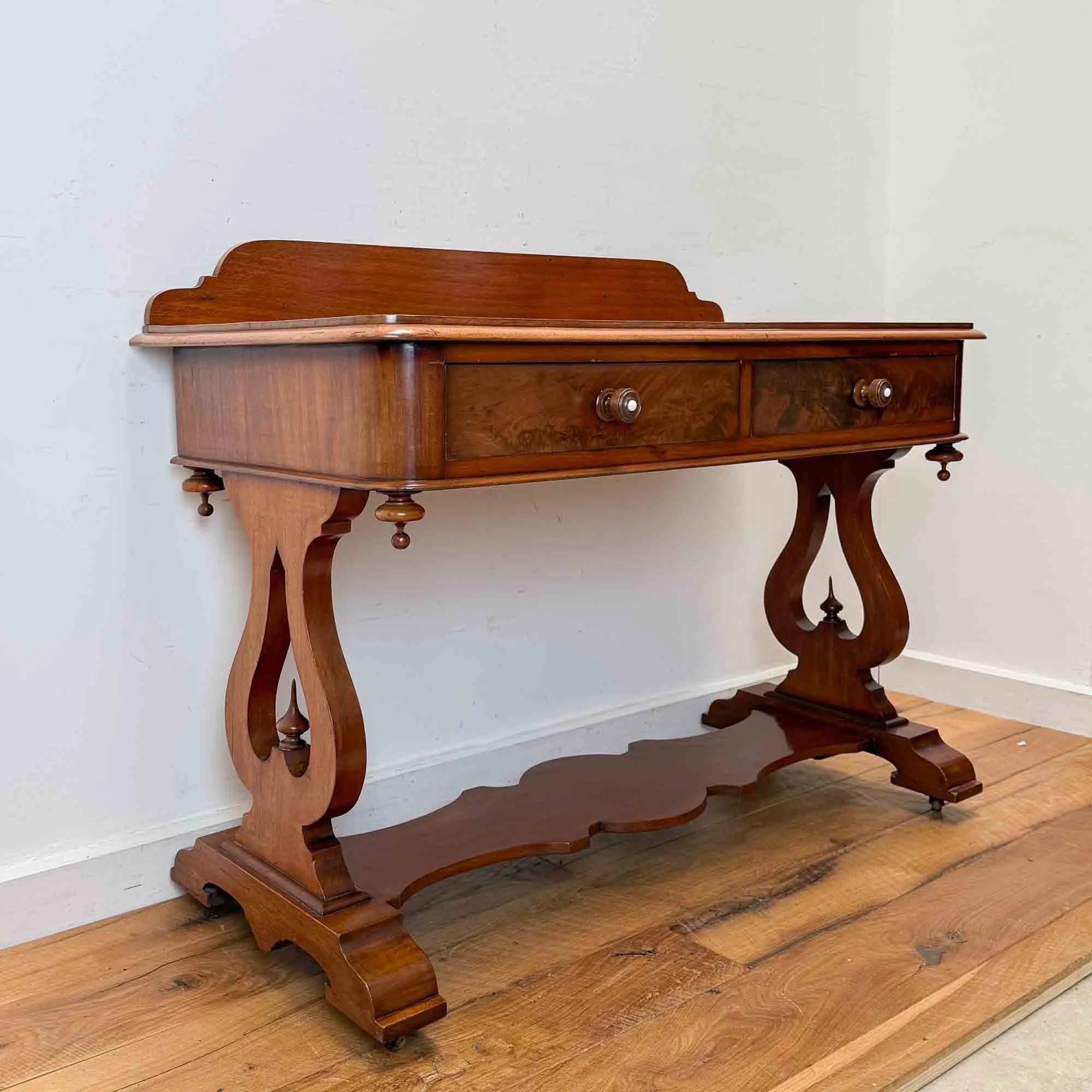 victorian mahogany writing table