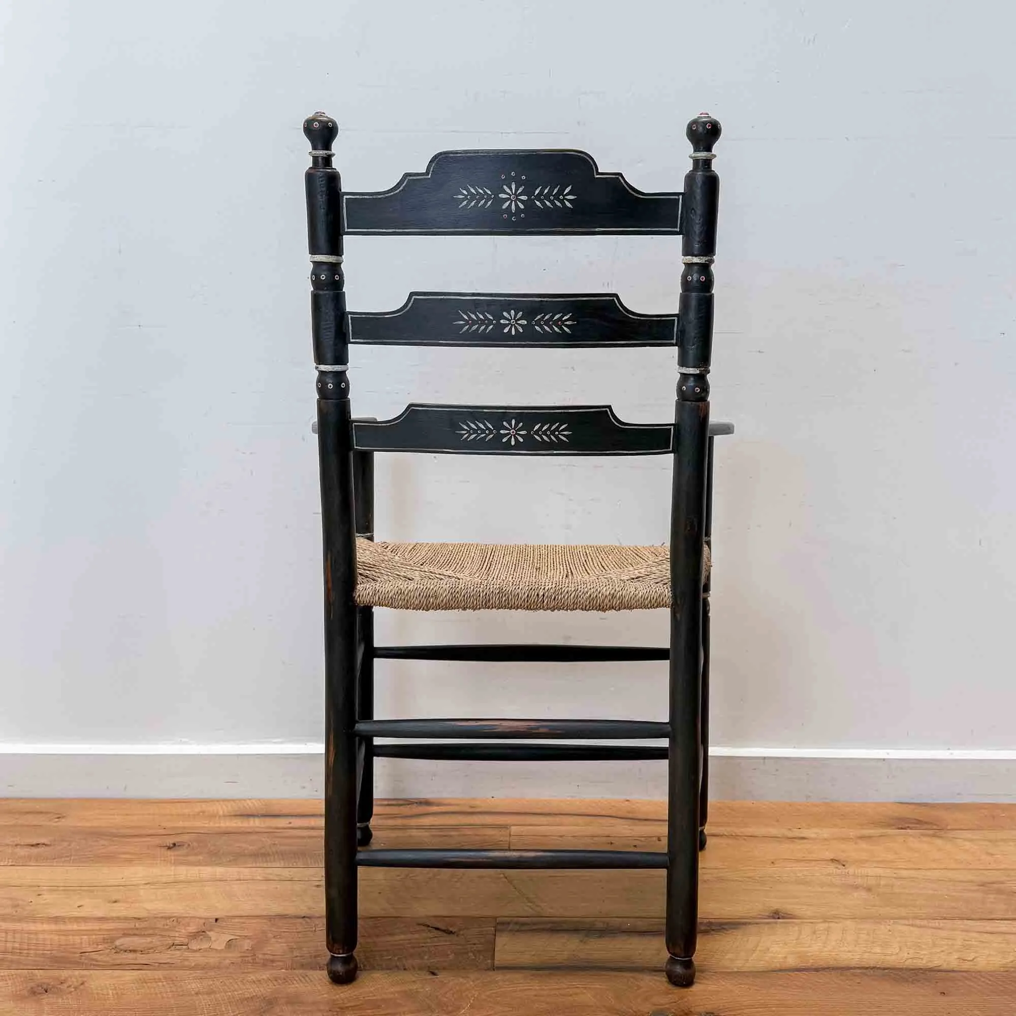black and white folk art painted chair-13.jpg