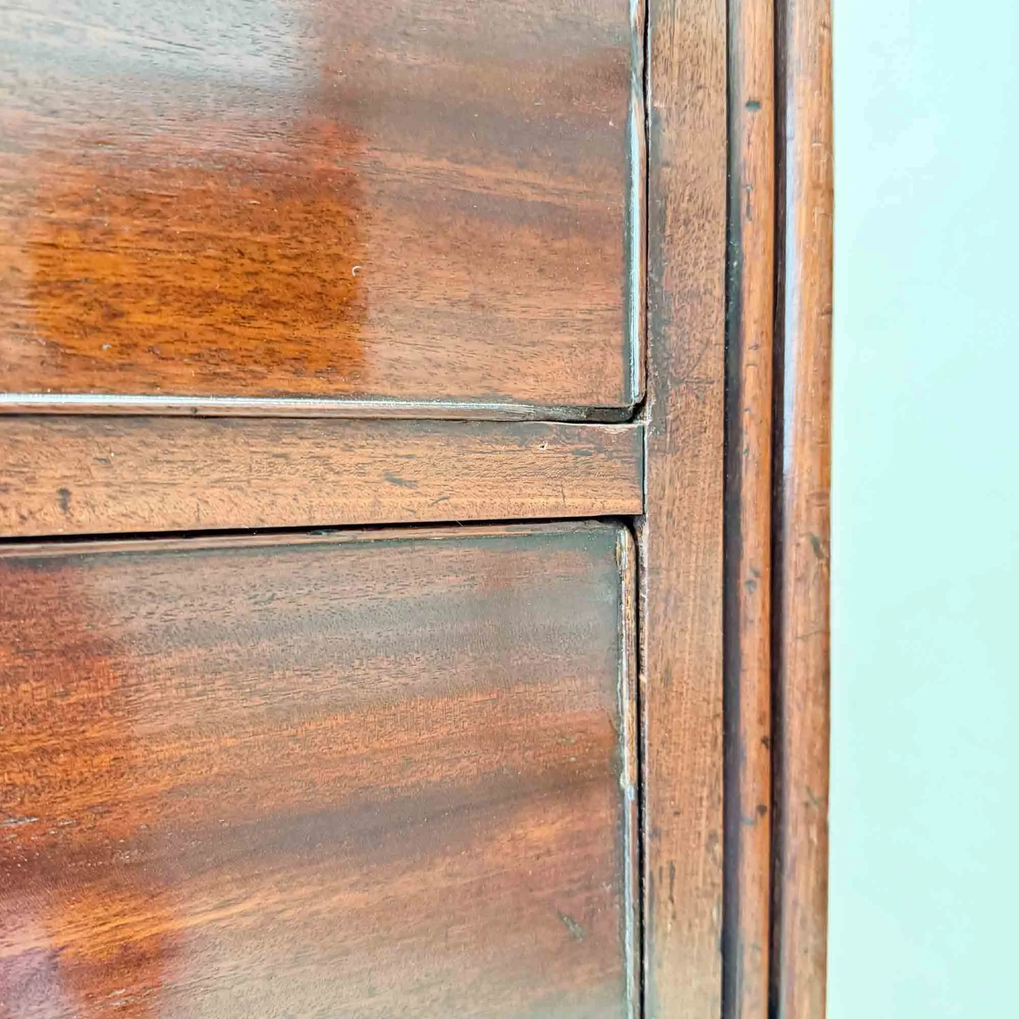 georgian inlay and penwork mahogany chest of drawers-8.jpg