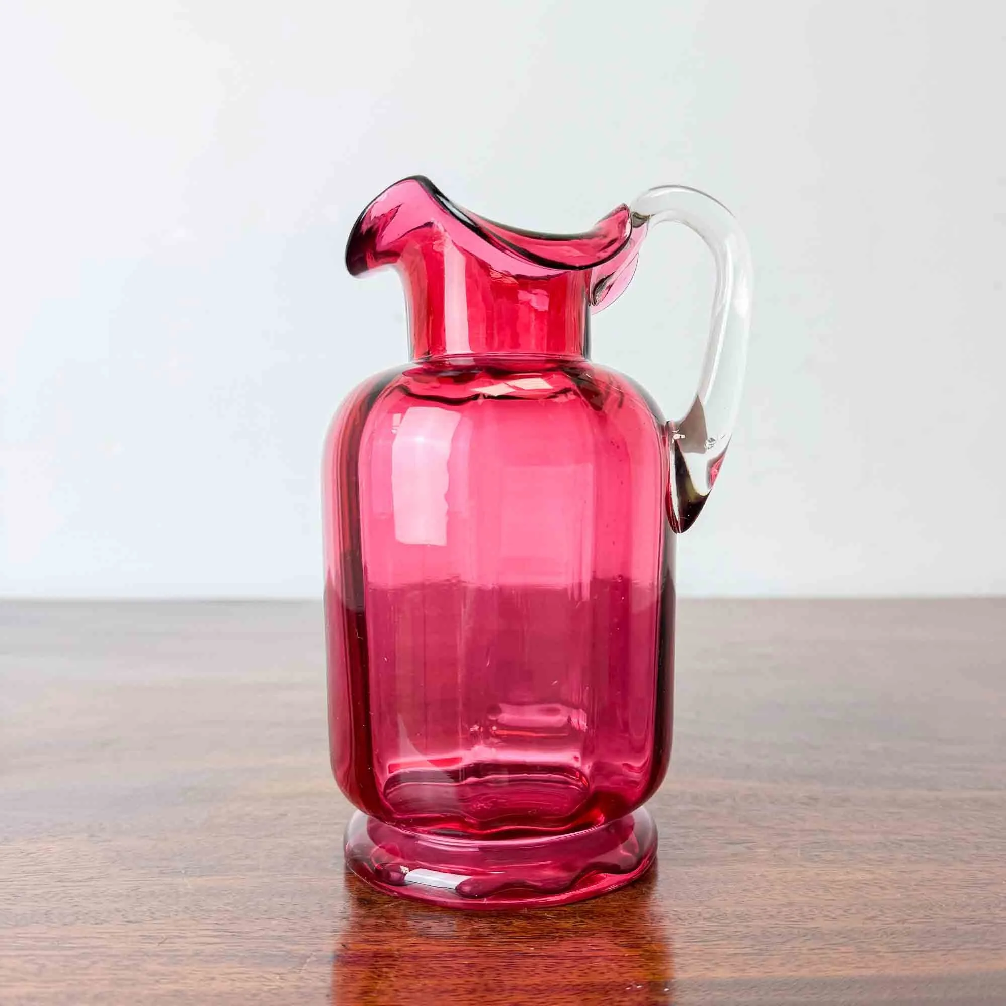 Victorian Cranberry Glass Jug