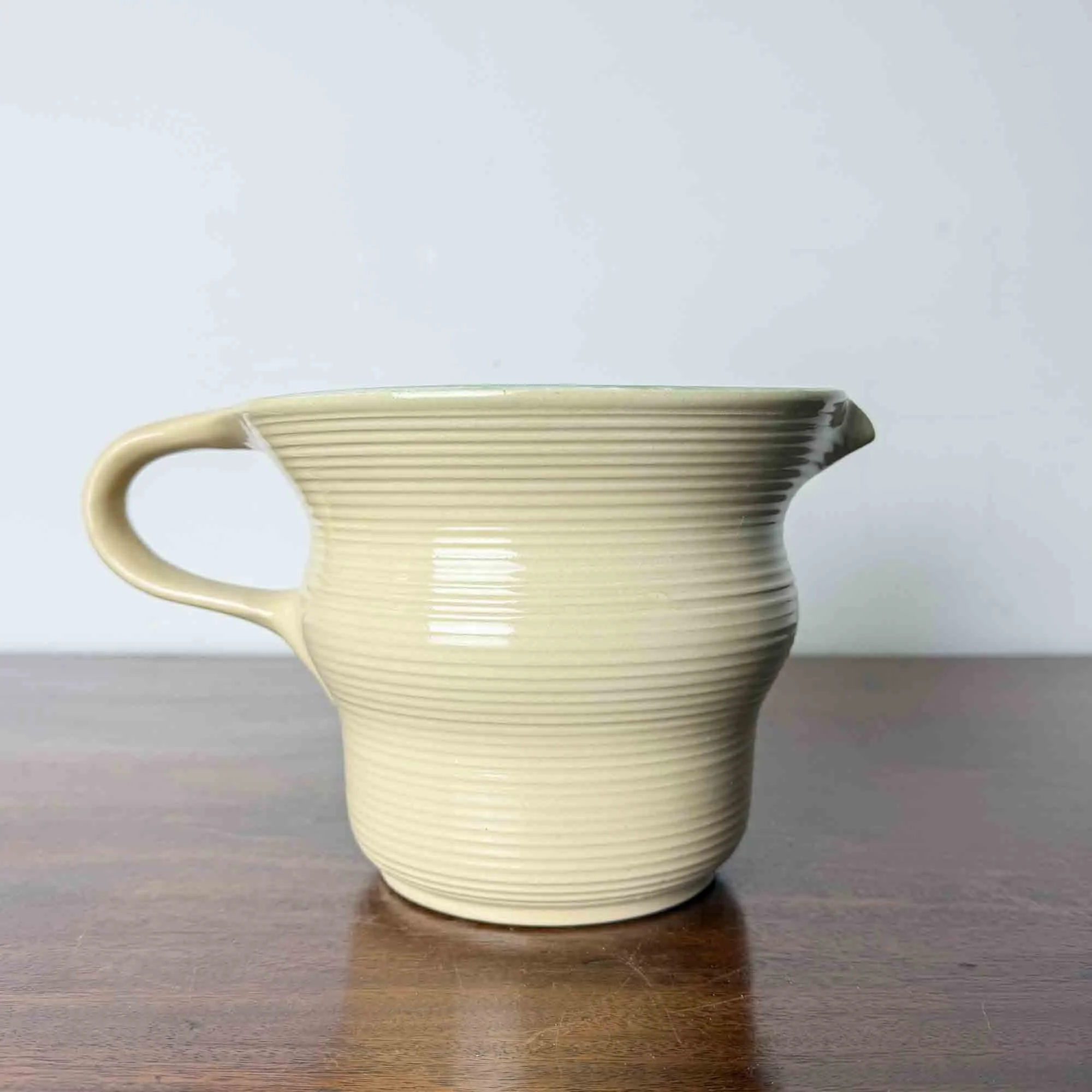 Unusual Vintage Bourne Denby creamware Jug