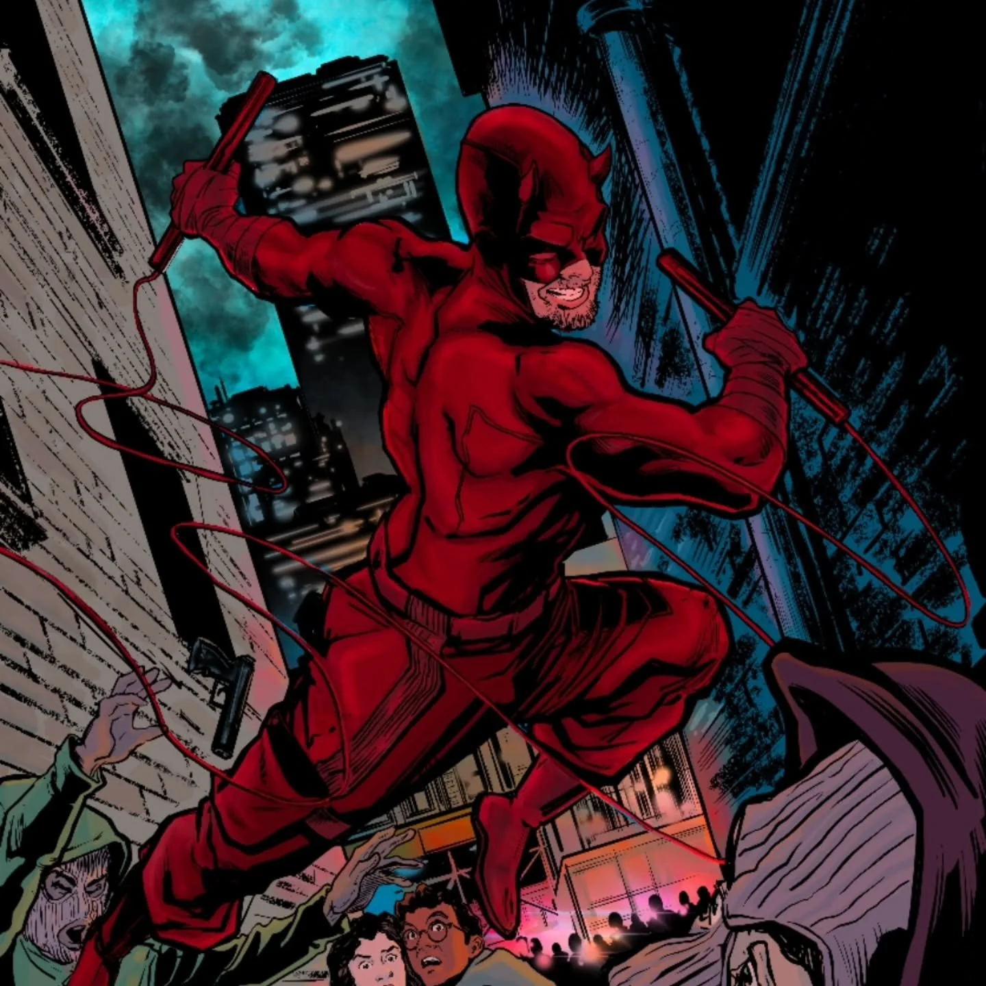 Here today at The Big Apple Con! Come by Artist Alley and check out this new DD print!

#daredevil #marvel #artistalley #procreate #bigapplecon #bigapplecomiccon