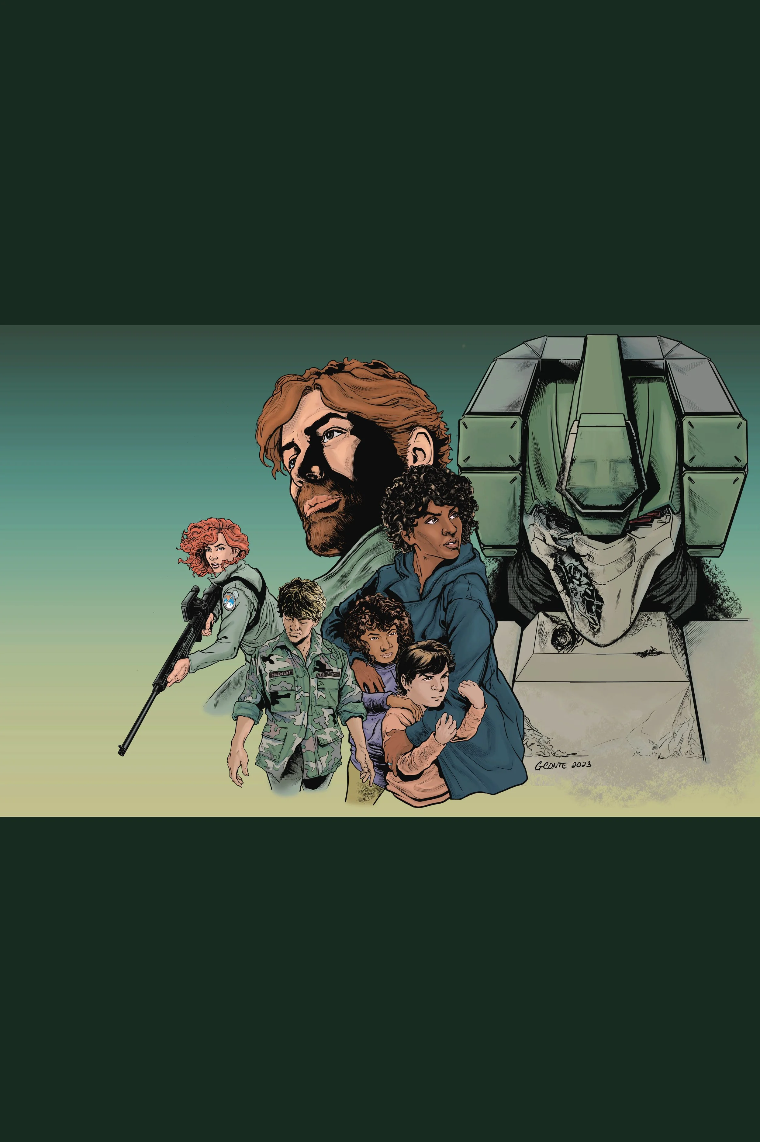 Titans Leap Art Print #2 (horizontal)