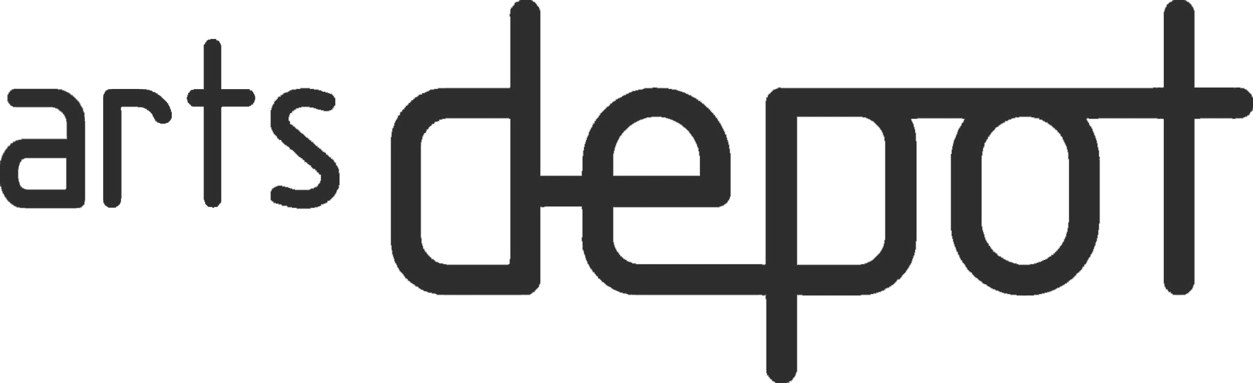 Arts Depot logo in black and white