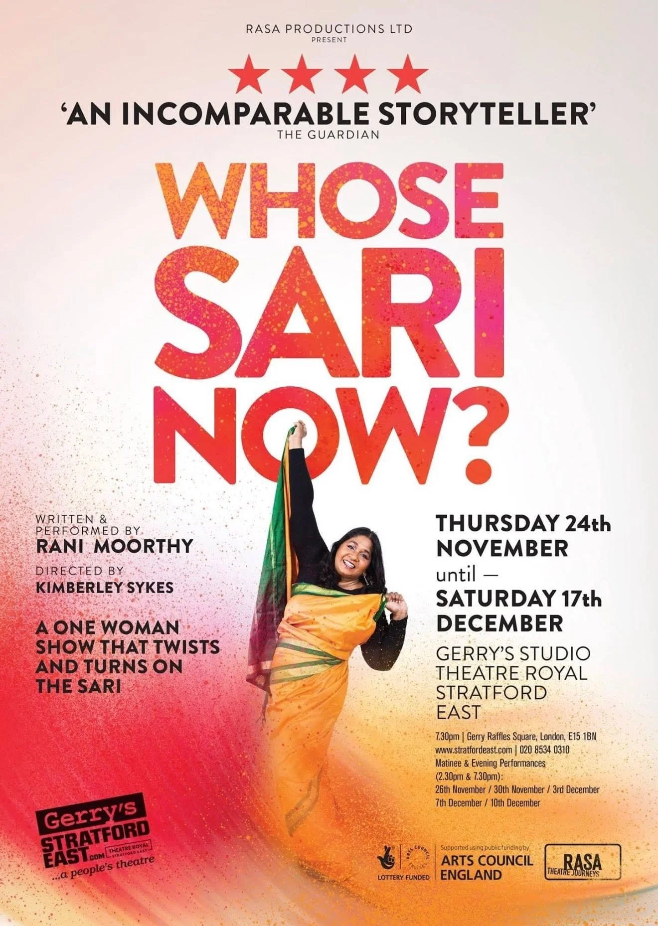 poster for whose sari now