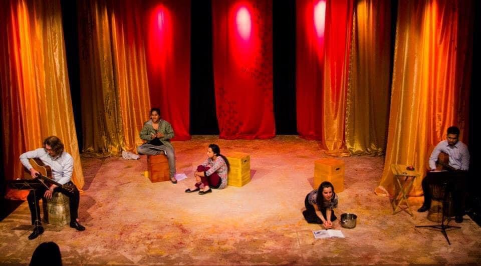 still from stage play of women of hope by renu arora