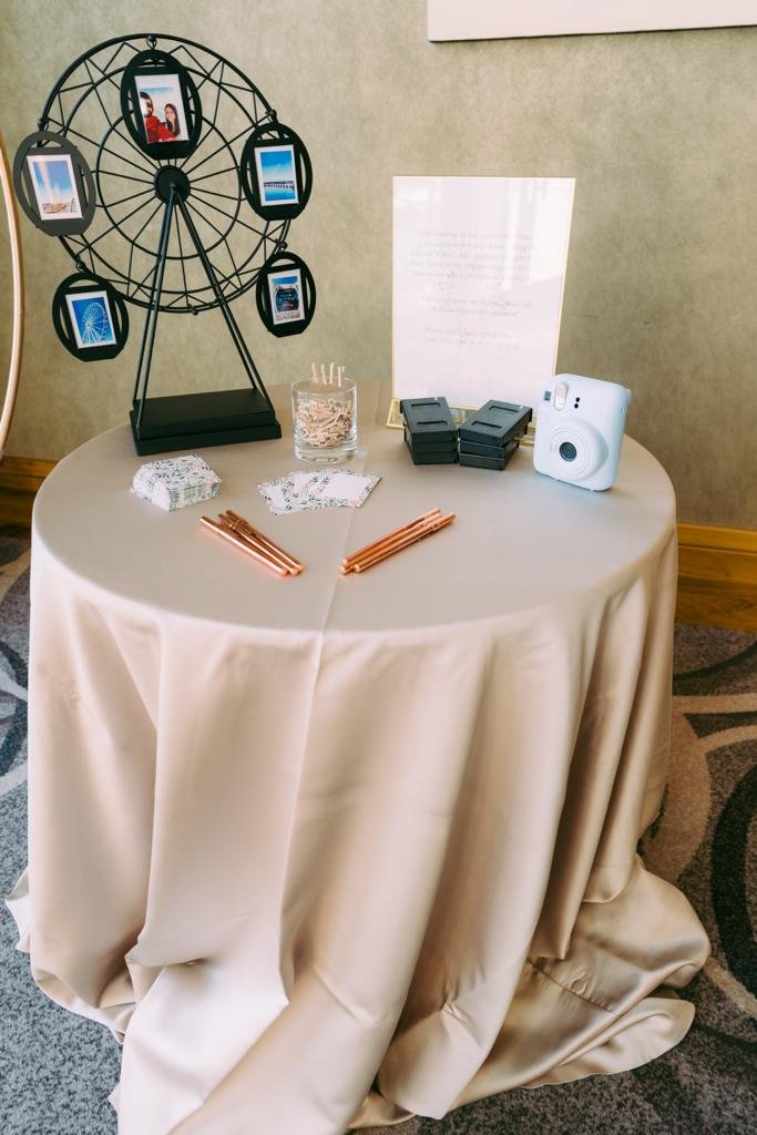 message-counter-wedding-signage