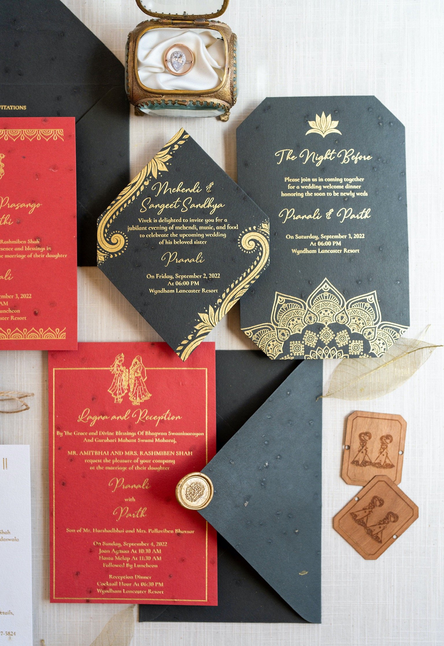 wedding invitation suite