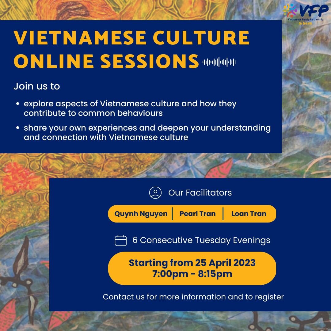 Welcome to our Week 4 tonight:  Boundaries: fluidity, rigidity and pragmatism in Vietnamese culture.  Join us here : https://forms.gle/3QtP85a6ZRCcvP2o7