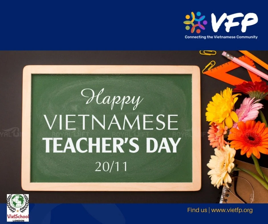 Happy Vietnamese Teachers' Day (November 20th) &ndash; A Heartfelt Message from the VietSchool Head Teacher! 💐
Today, November 20th, is a day dedicated to honouring all those who sow the seeds of knowledge.

It has been 18 years since VietSchool fir