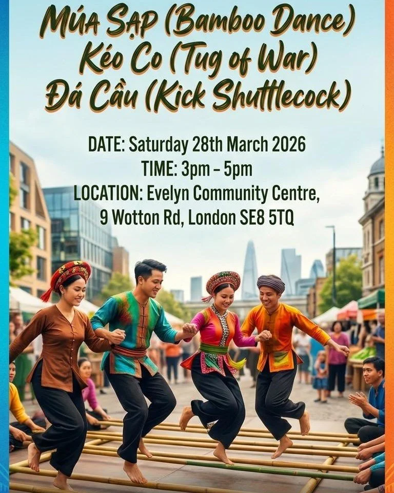 Get Ready to Move: Vietnamese Bamboo Dance &amp; Games! 🎋

Celebrate the vibrant spirit of Vietnam through movement, laughter, and friendly competition! Whether you&rsquo;re a **Đ&aacute; Cầu** pro or think you have two left feet, we want YOU there.