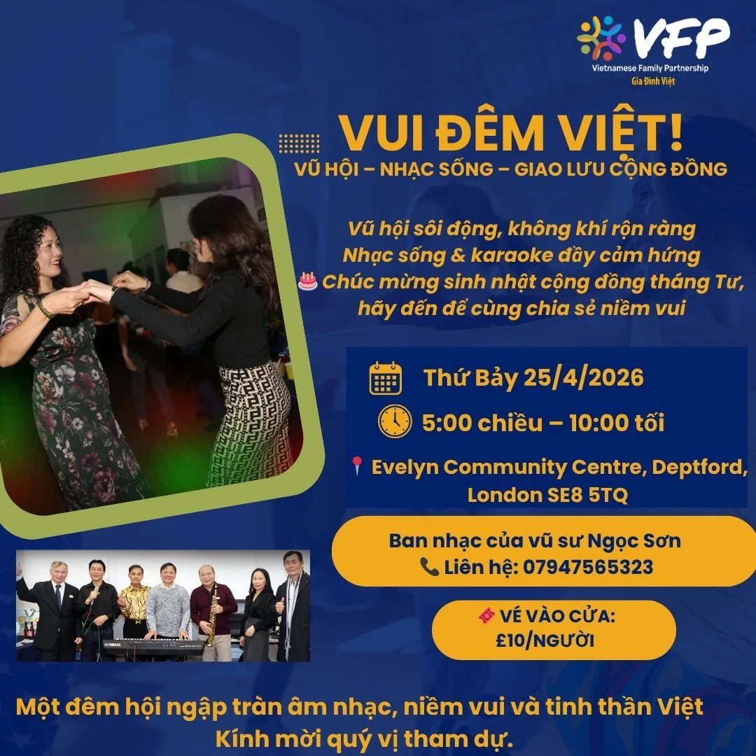 🎉 APRIL BIRTHDAY CELEBRATION &ndash; OFFICIAL INVITATION

We warmly invite all community members with April birthdays to join our shared birthday celebration &mdash; a special occasion to enjoy music, good food, and meaningful connections.
#VuiDemVi