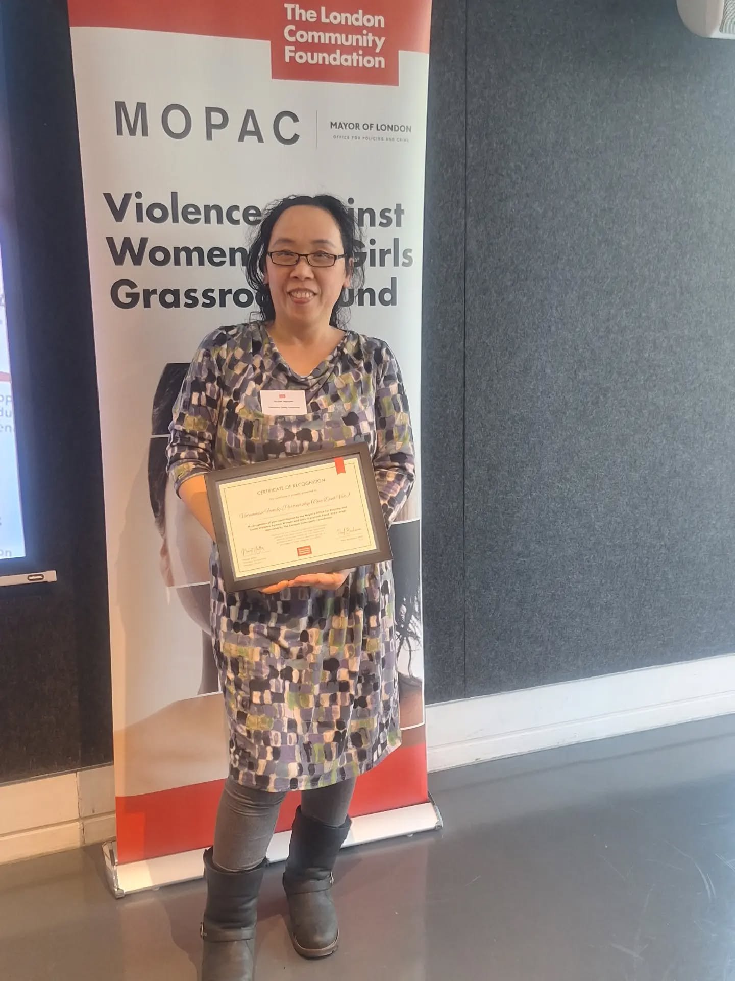 We are incredibly honoured to receive this Certificate of Recognition from and for VFP&rsquo;s contribution to the Violence Against Women and Girls Grassroots Fund over the past 2 years.

For more than 20 years, VFP has worked closely with the Vietna
