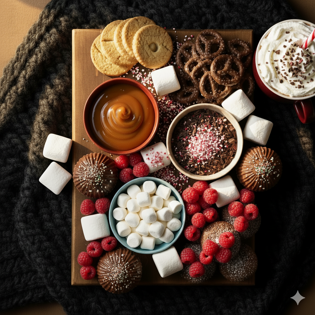 How to Build the Ultimate Cozy Hot Cocoa Board! ☕️✨