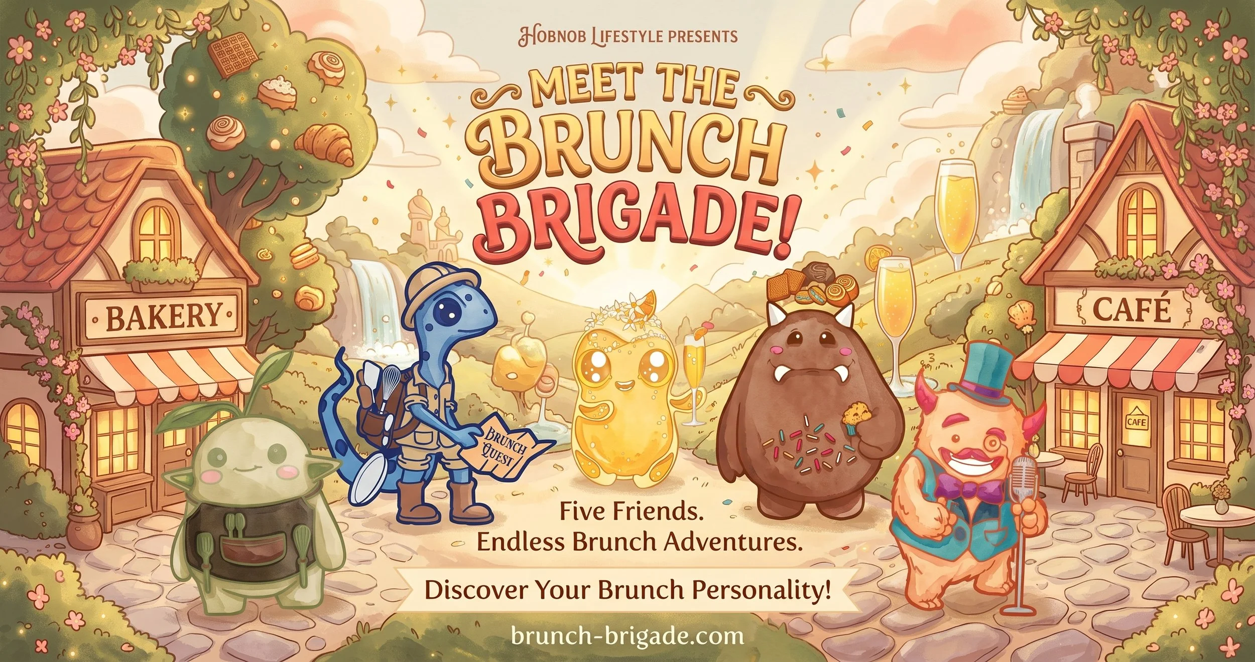 Meet the Brunch Brigade: A New World of Brunch, Friendship &amp; Adventure! 🥂