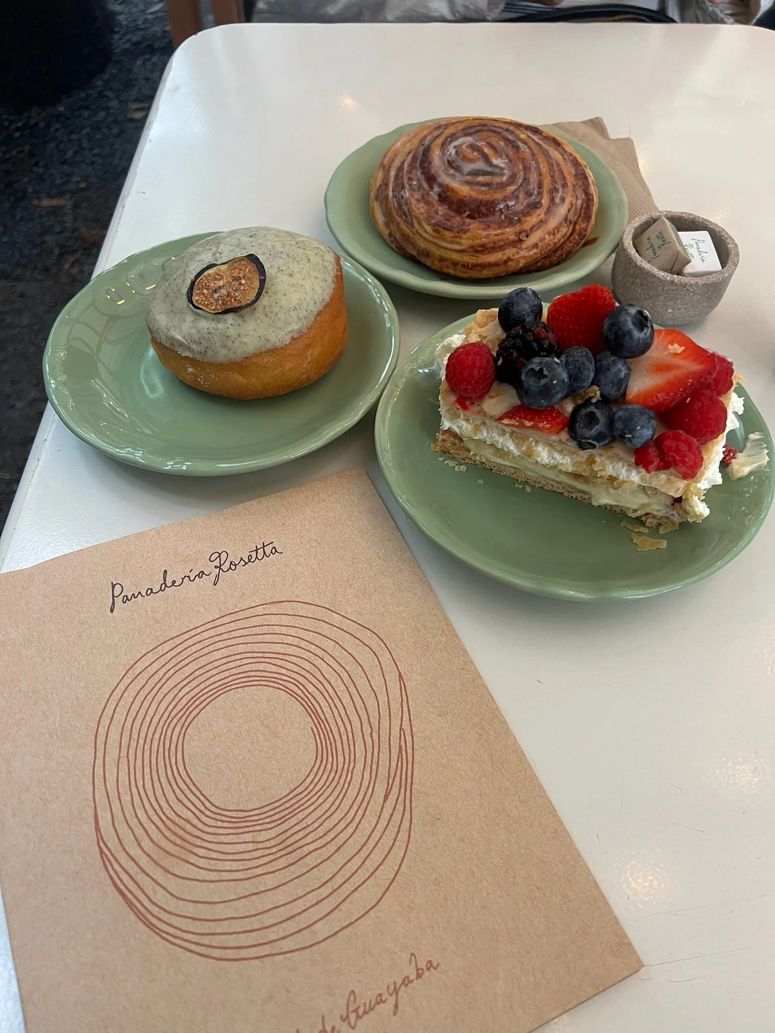 Pastries at Rosetta