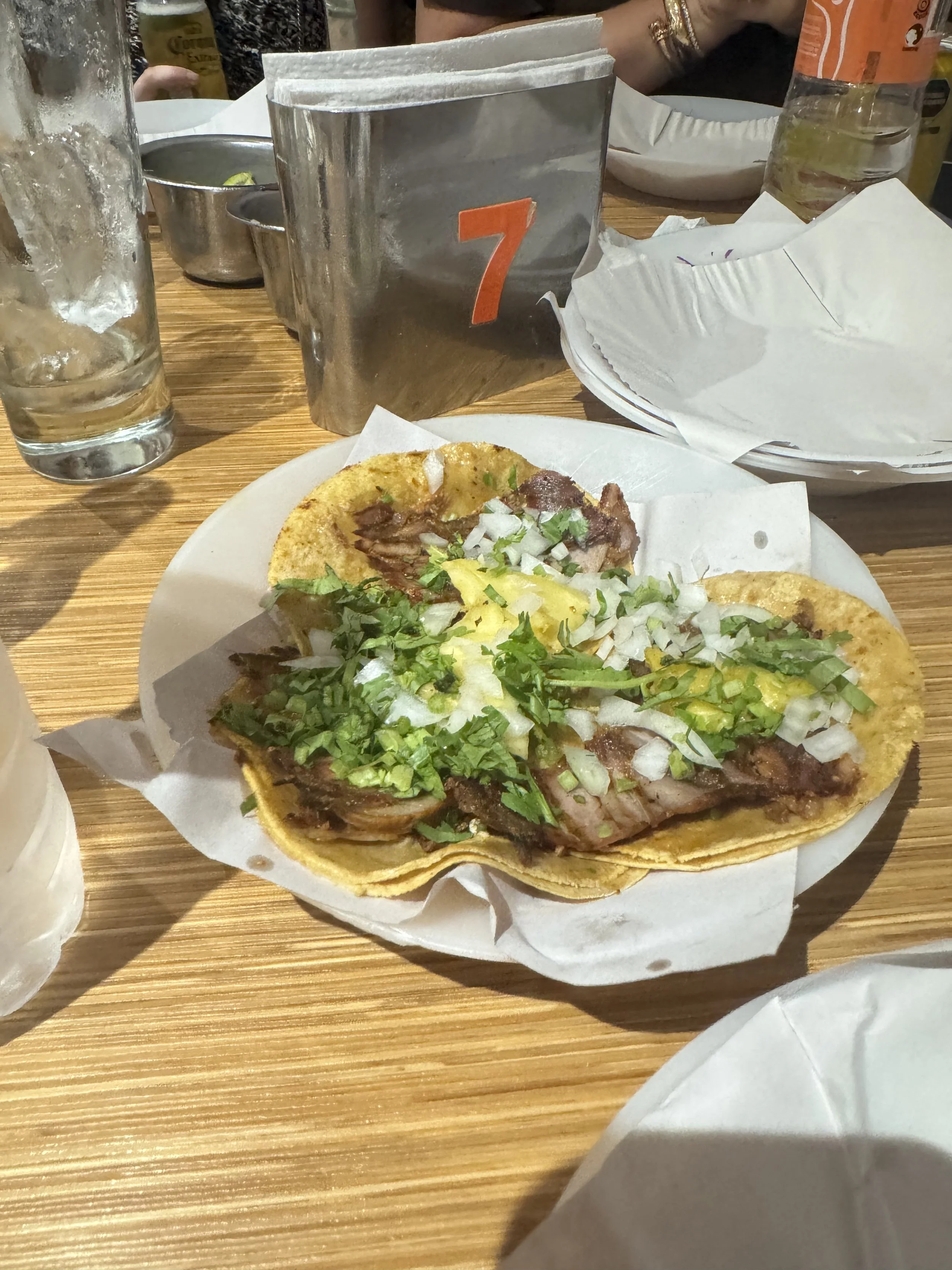 Tacos at Taquería Los Cocuyos