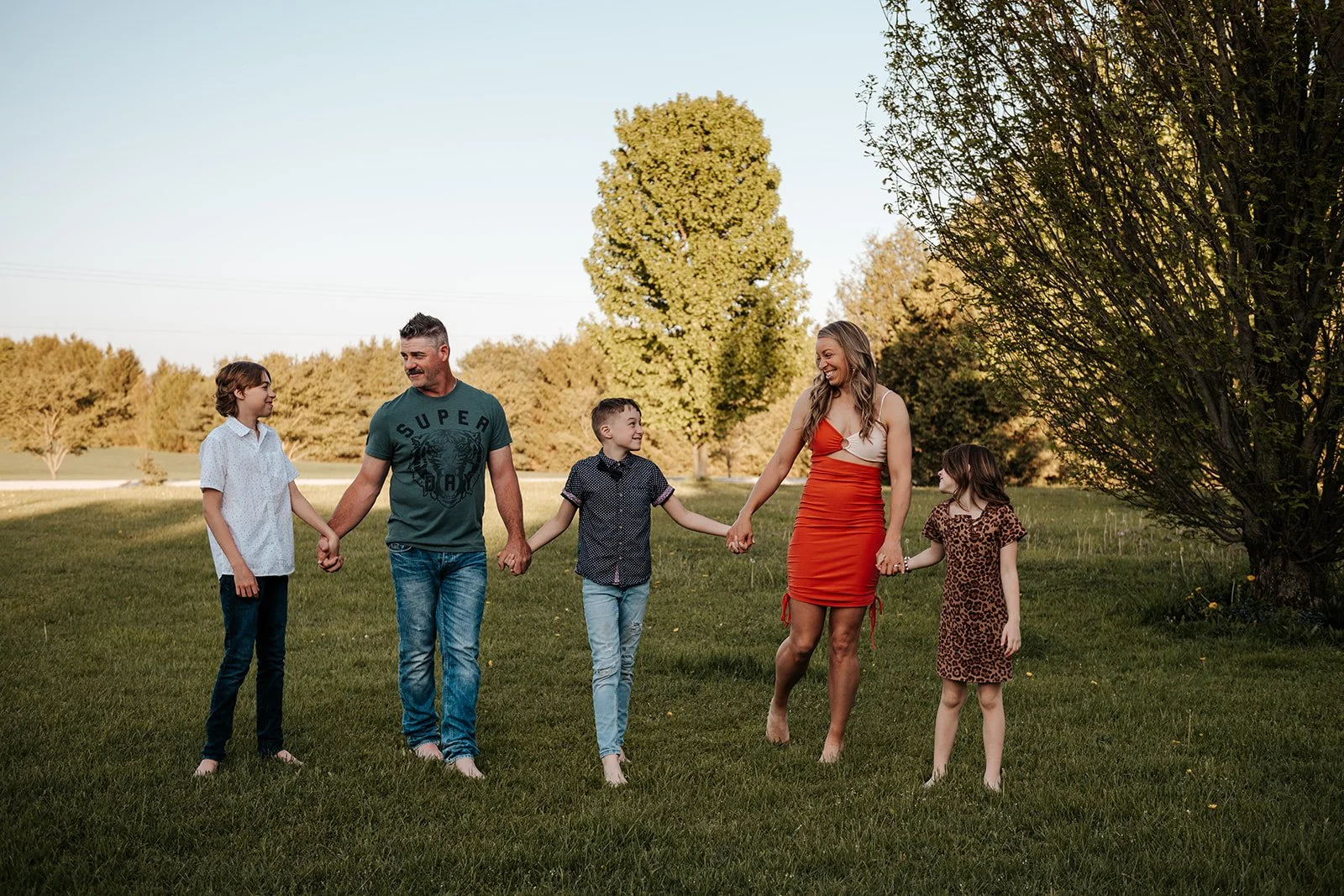 Hobby Farm Family Photos near London Ontario