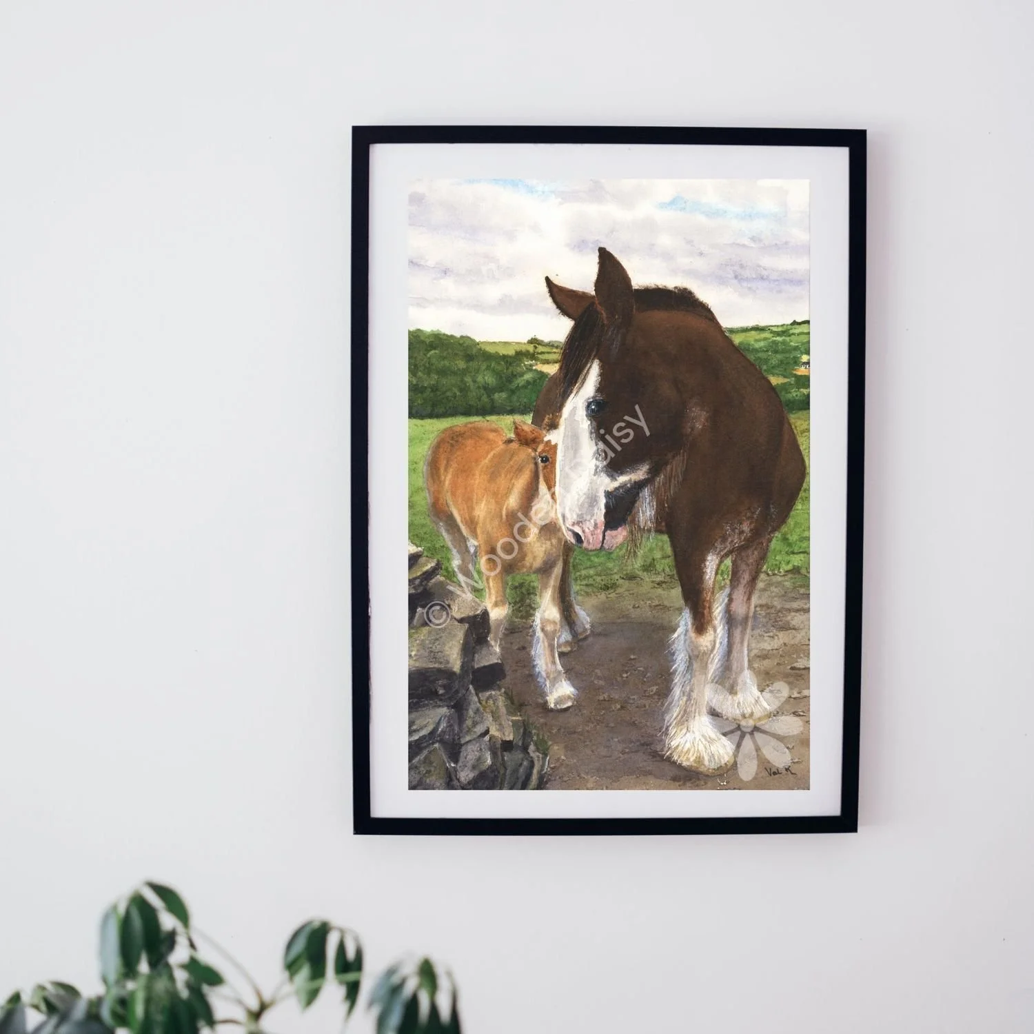 0274 Mare and Foal WEB 1500pxFrame Mockup - Wall Plant-watermarked.jpg