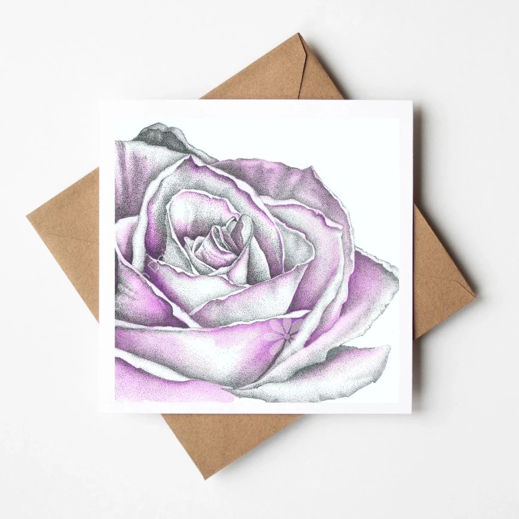 Rose Greeting Card