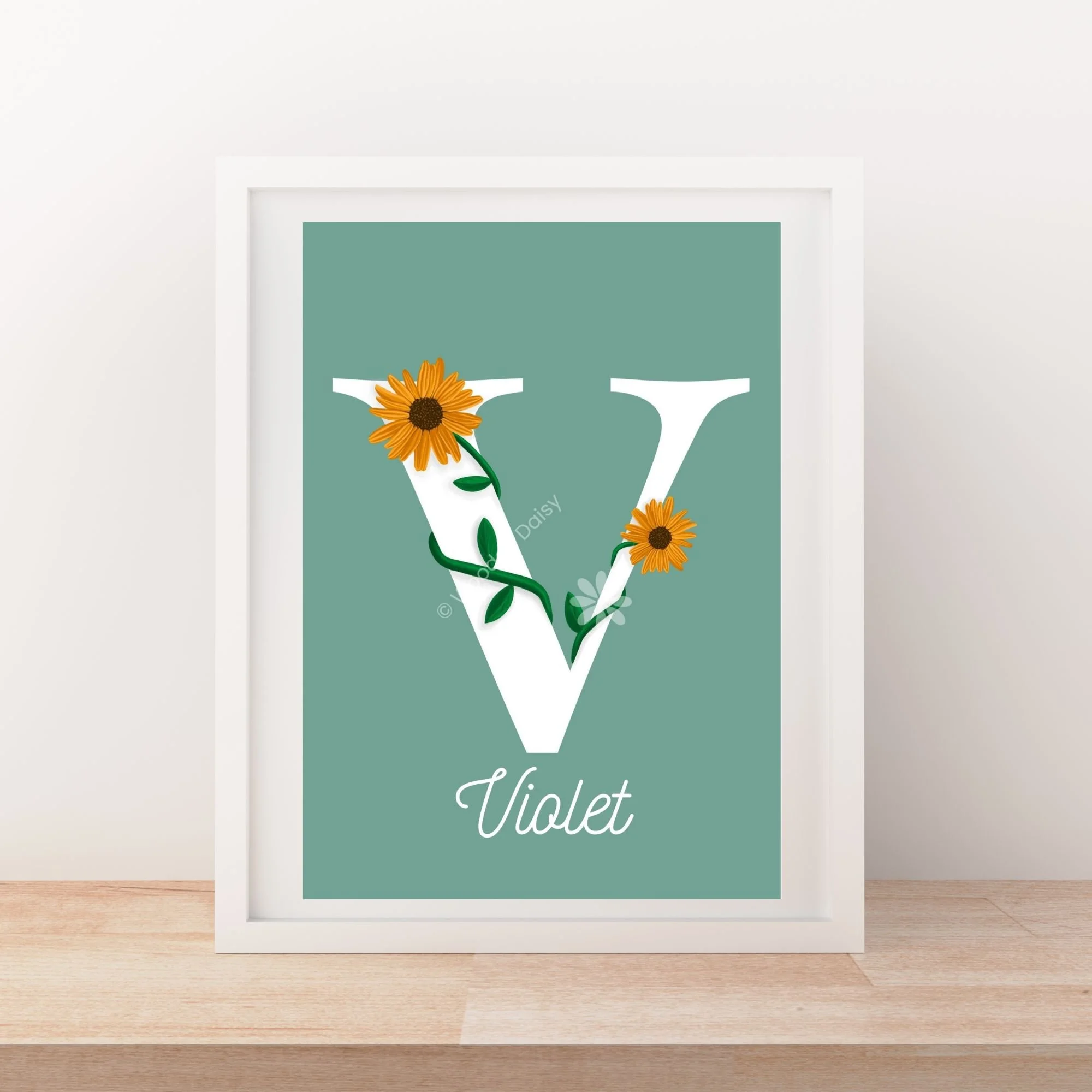 0307v Name ETSY Frame Mockup White Shelf - green.jpg