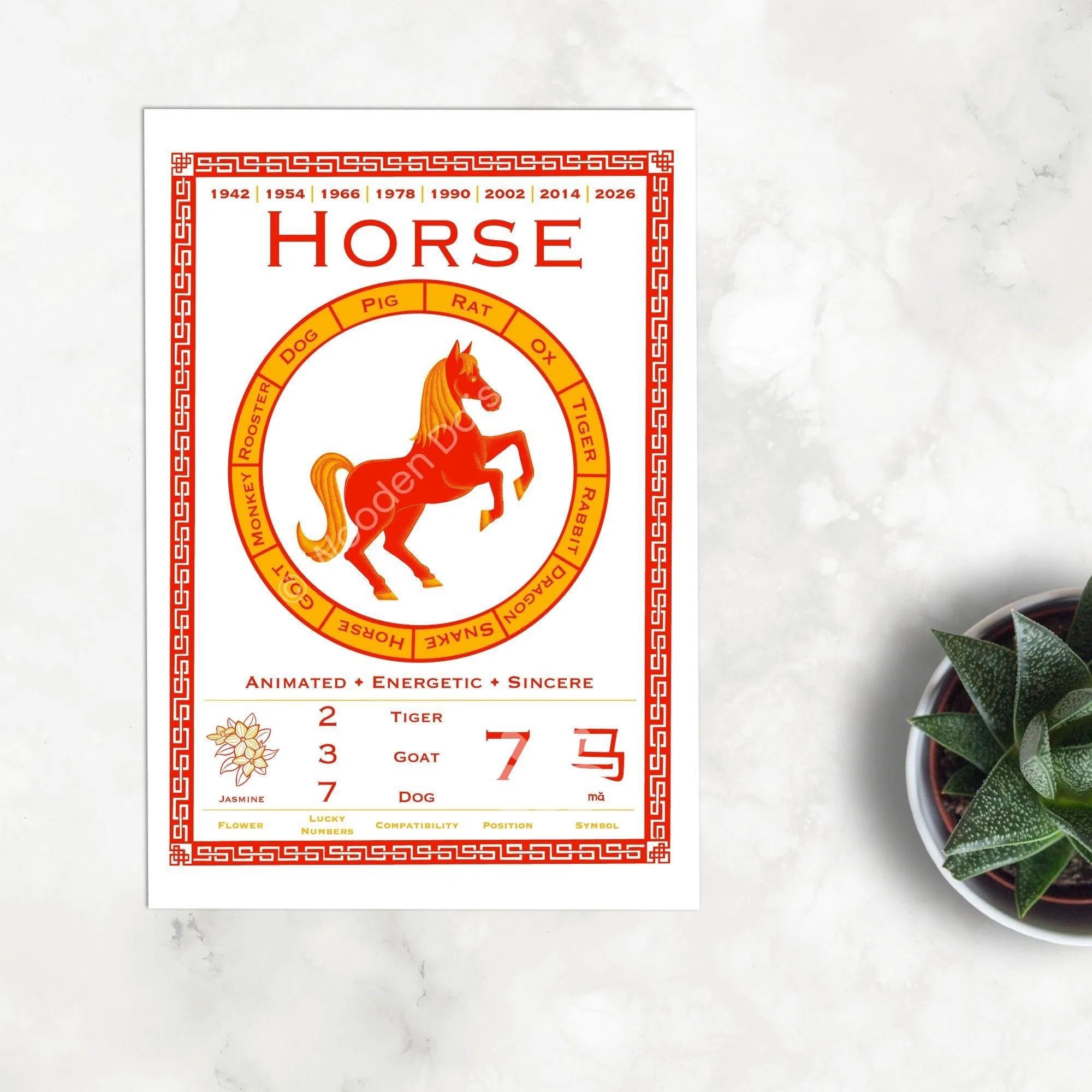 0166g Chinese Zodiac White HORSE ETSY 2000px flatlay-watermarked.jpg